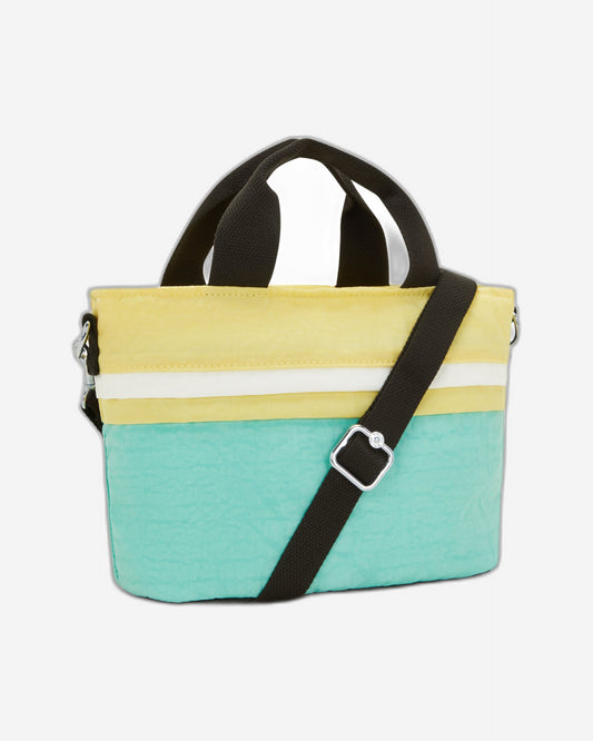 حقيبة كتف كيبلينج مينتا ليفلي صغيرة بلون أزرق مخضر C2I6370-1HS