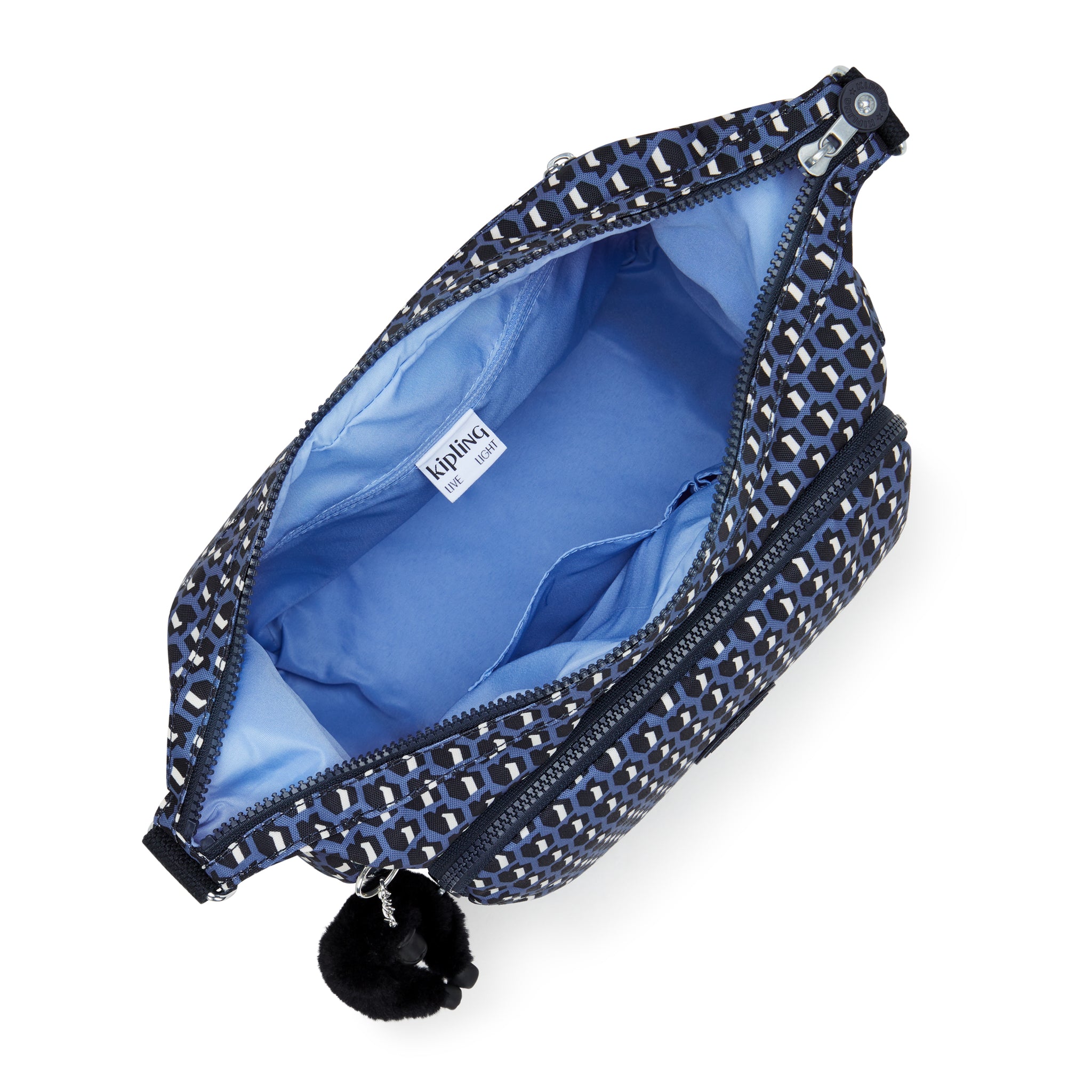 حقيبة كتف كيبلينج غاب 3D K زرقاء كبيرة I6525-4JS