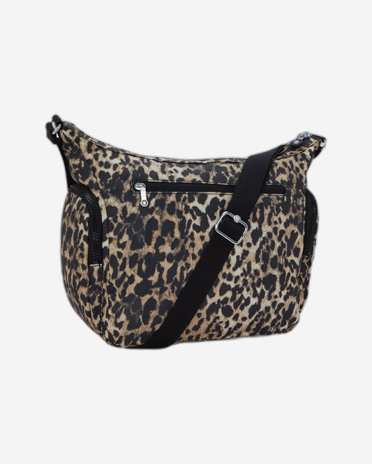 حقيبة Kipling Gabb Wild Leopard كبيرة متقاطعة I6525-6JP