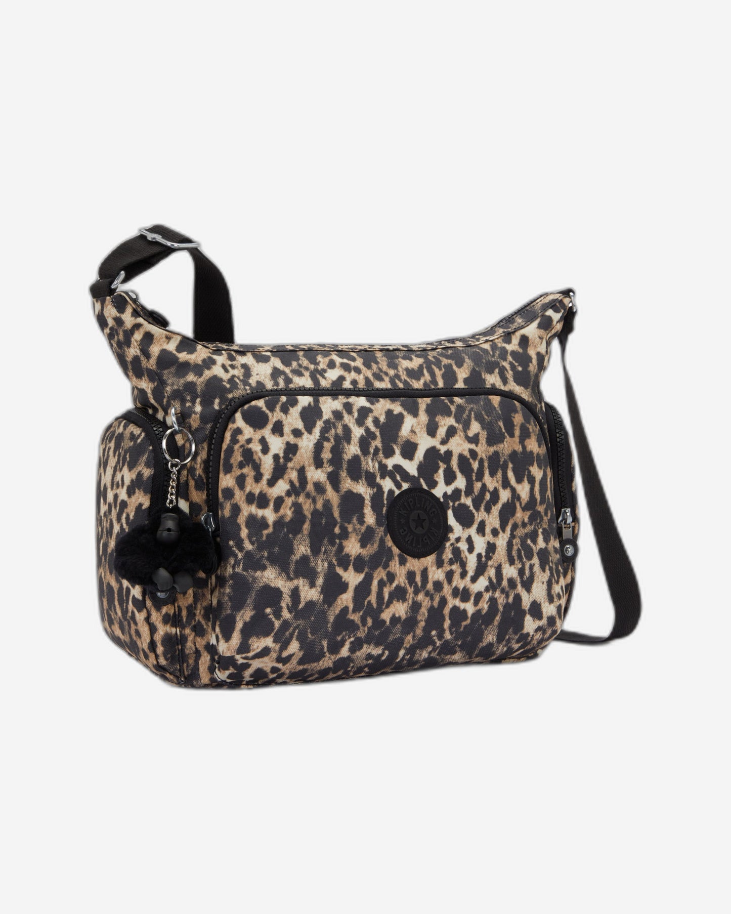 حقيبة Kipling Gabb Wild Leopard كبيرة متقاطعة I6525-6JP