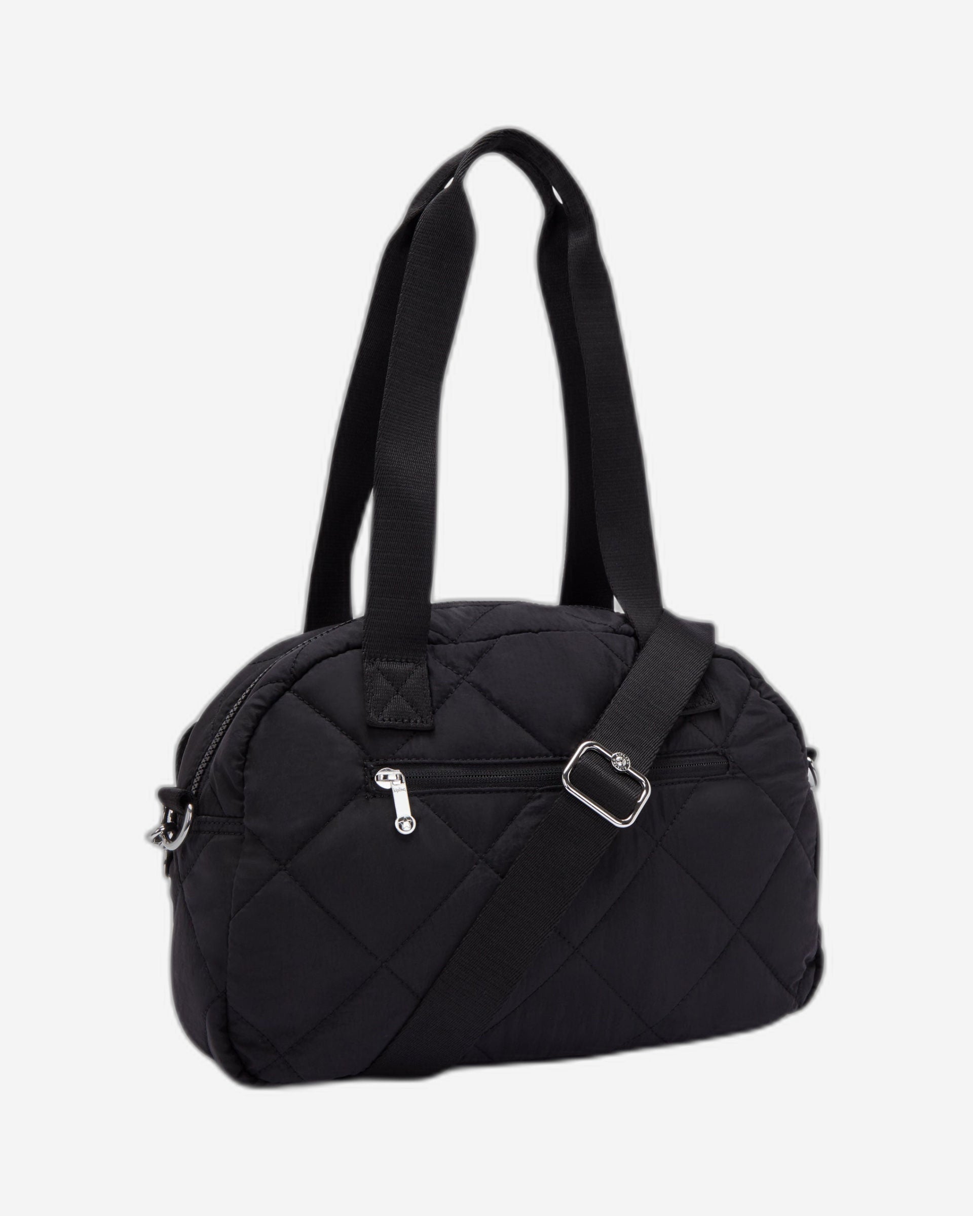 حقيبة كتف متوسطة الحجم من Kipling Cool Defea Cosmic Black Quilt I6560-95R