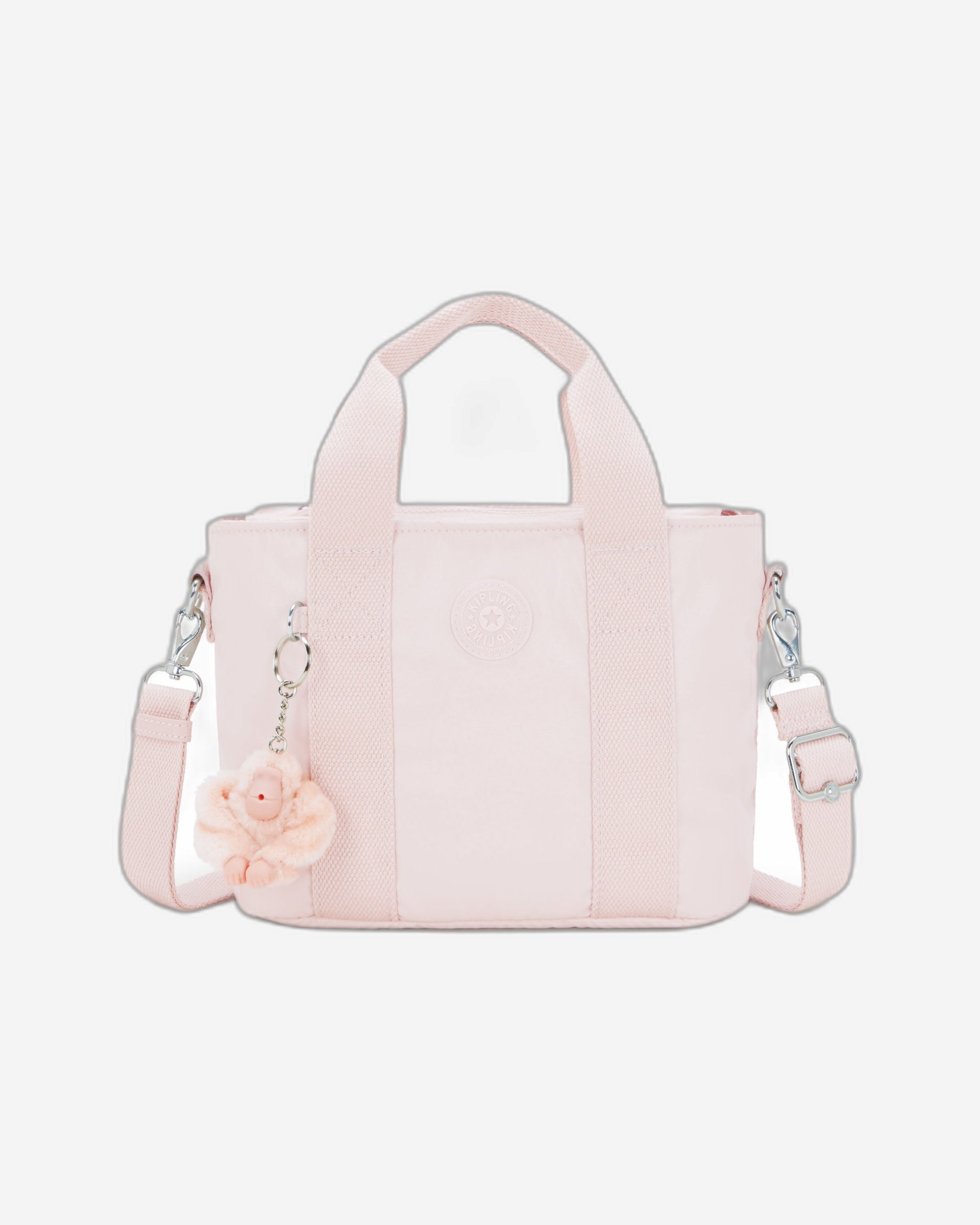 حقيبة كتف صغيرة كيبلينج مينتا بينك شاين I6642-3DZ