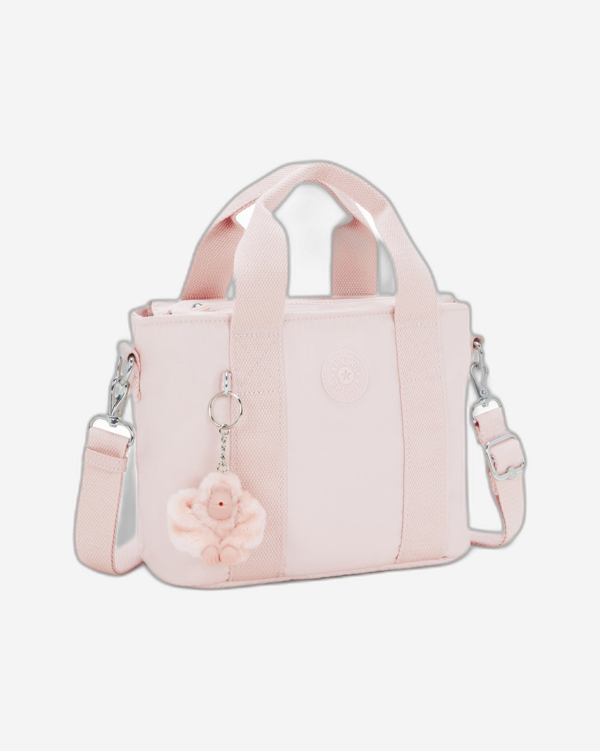 حقيبة كتف صغيرة كيبلينج مينتا بينك شاين I6642-3DZ