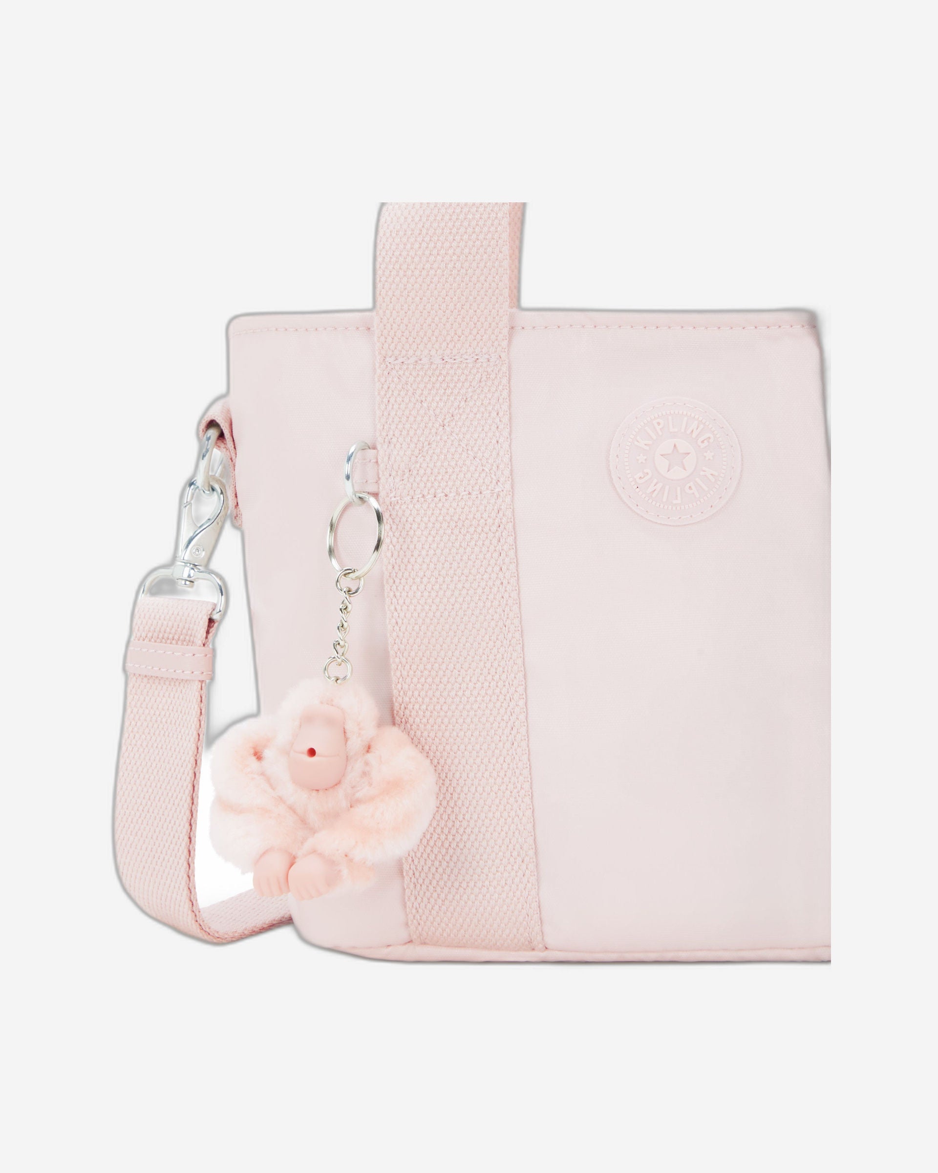 حقيبة كتف صغيرة كيبلينج مينتا بينك شاين I6642-3DZ