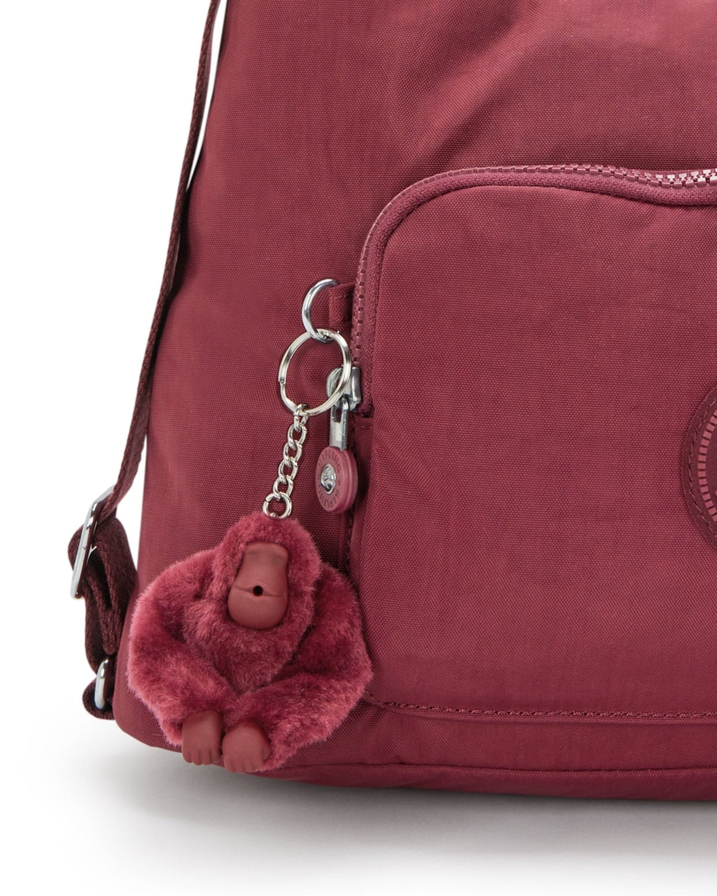 Kipling Yenna Lounge Wine حقيبة كتف متوسطة (قابلة للتحويل إلى حقيبة ظهر) I6721-5FW
