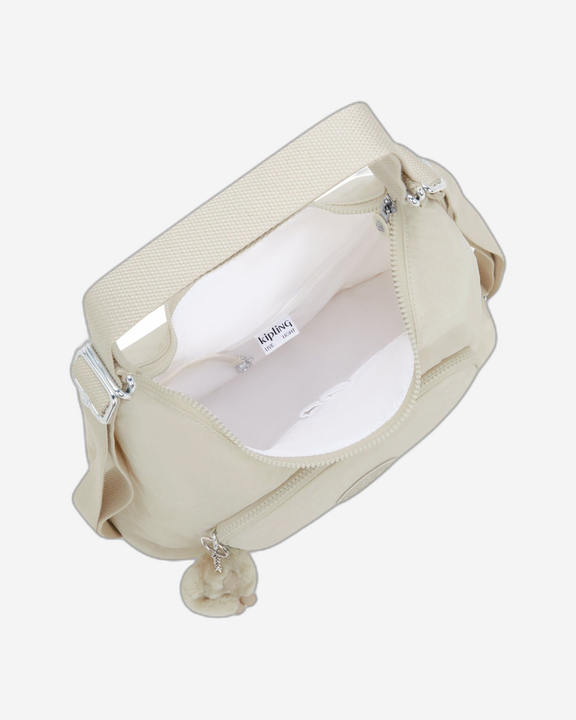 حقيبة كتف كيبلينج يينا هايدواي متوسطة الحجم بيج I6721-7JR