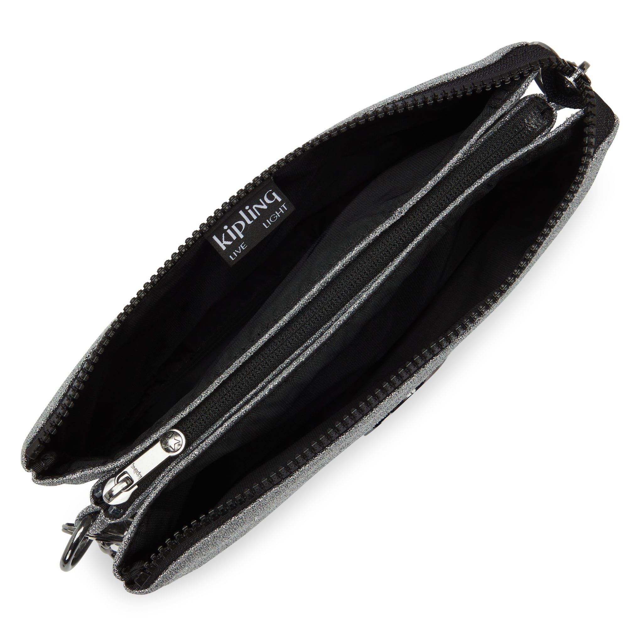 حقيبة كيبلينج ريري غوينغ آوت فضية صغيرة متقاطعة I6730-0MS