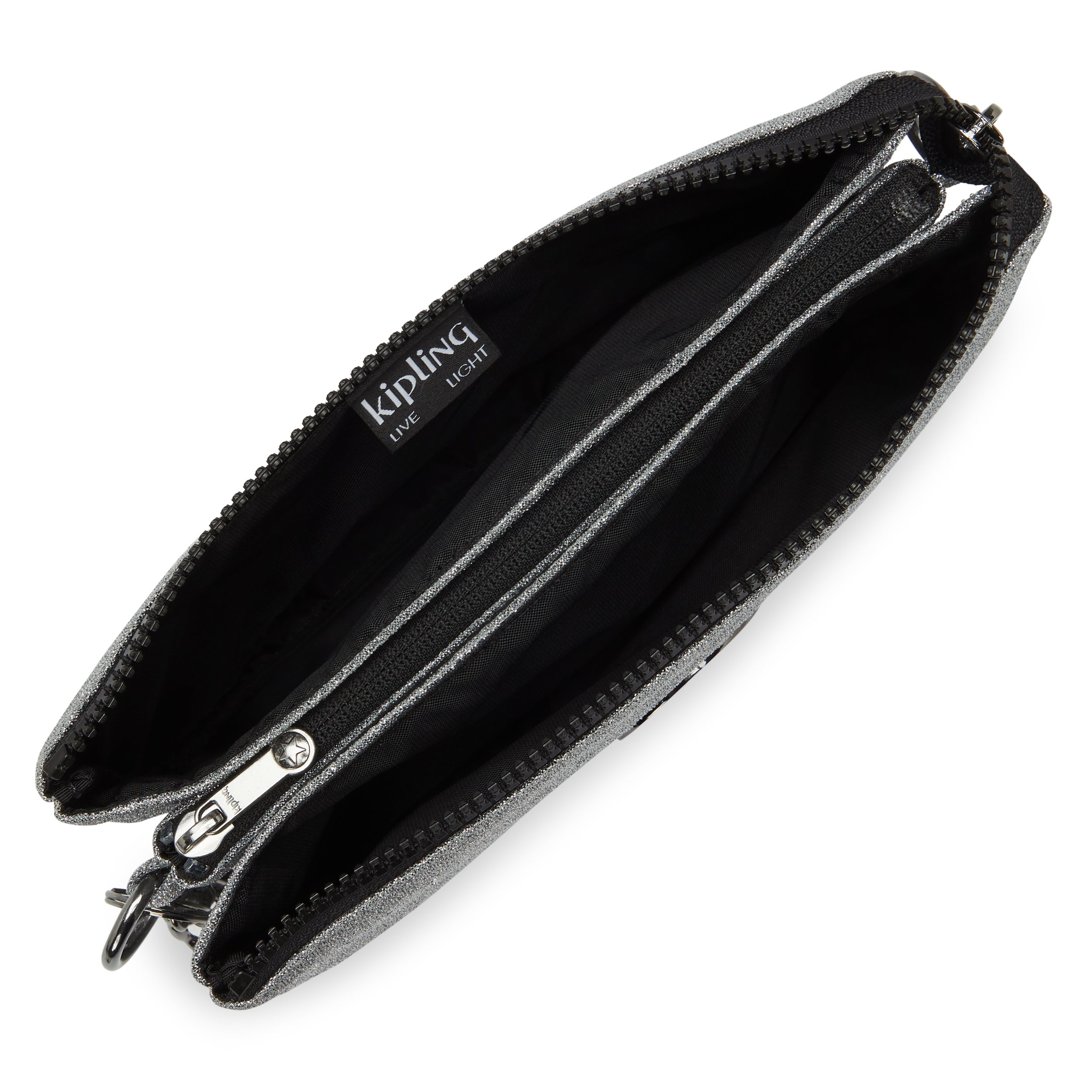حقيبة كيبلينج ريري غوينغ آوت فضية صغيرة متقاطعة I6730-0MS
