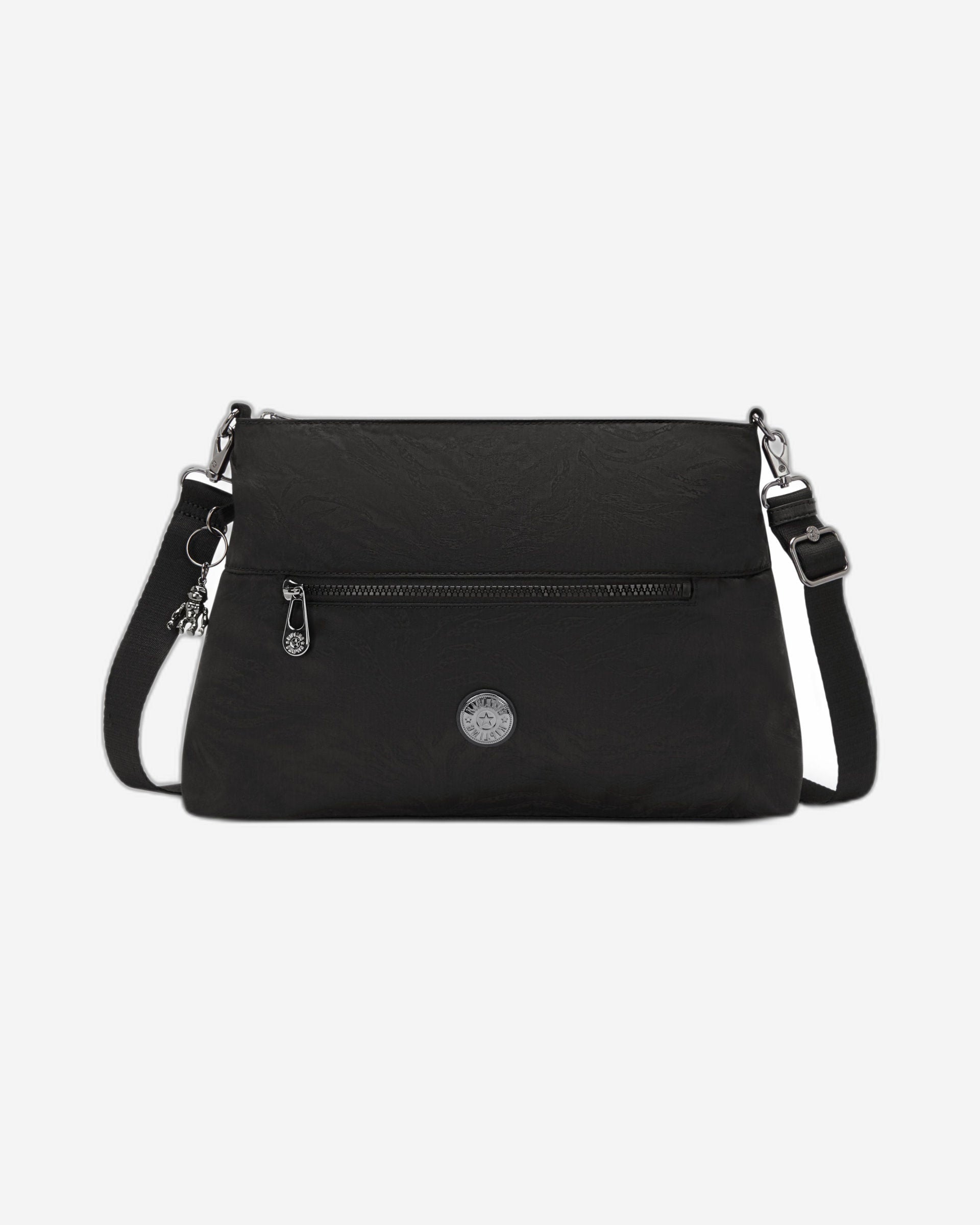 حقيبة كتف متوسطة الحجم من Kipling Pollie M Undersea Jacquard I6774-49J