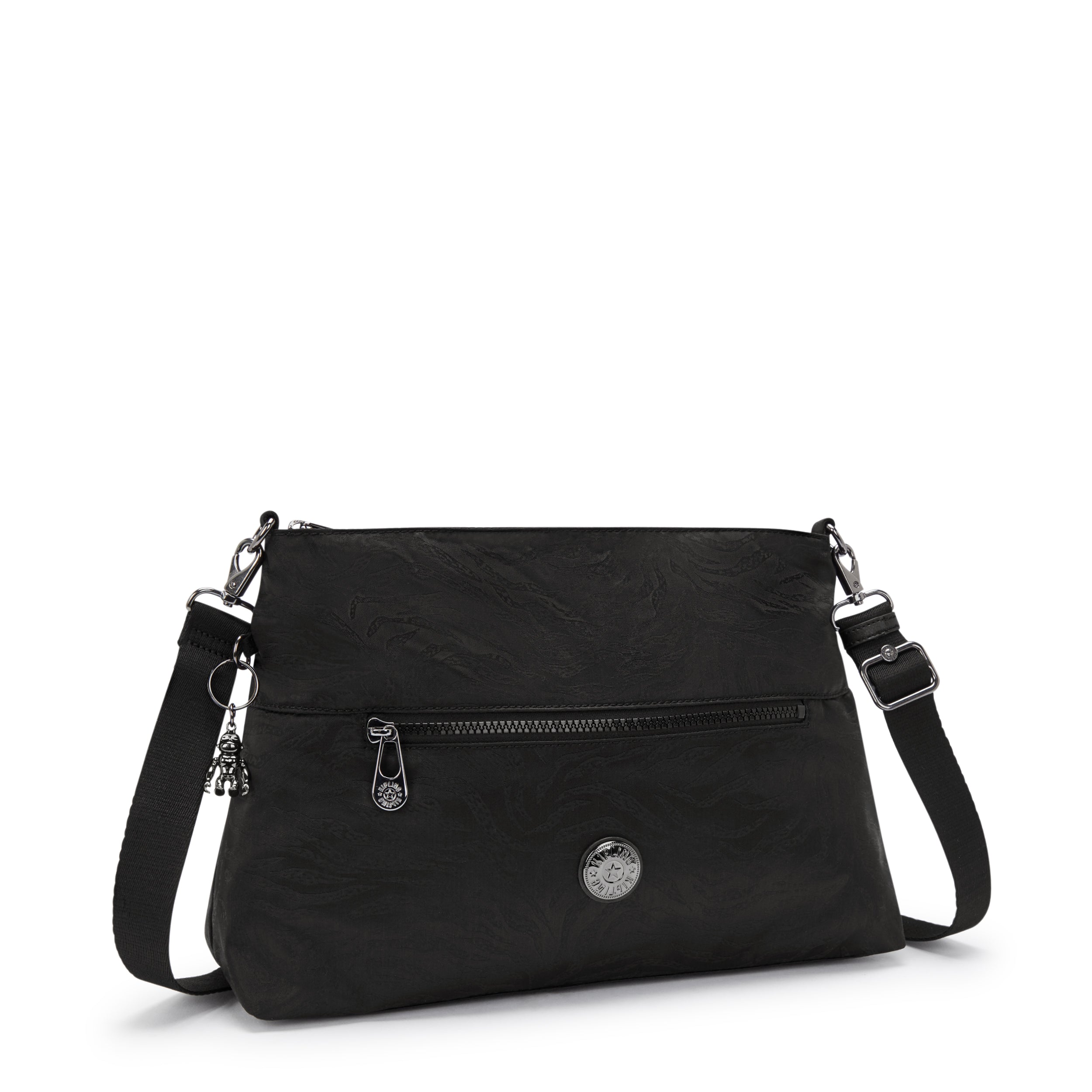 حقيبة كتف متوسطة الحجم من Kipling Pollie M Undersea Jacquard I6774-49J