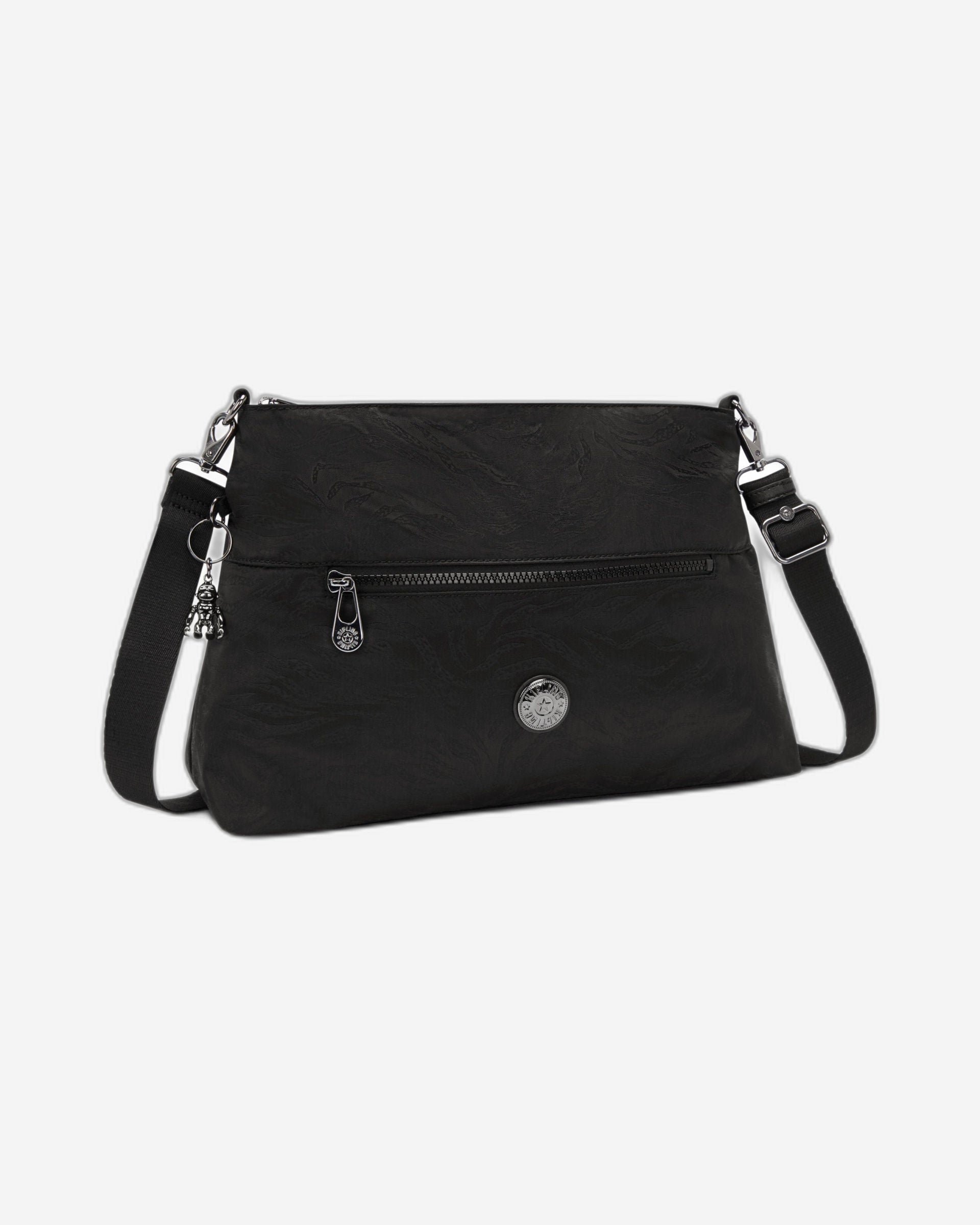 حقيبة كتف متوسطة الحجم من Kipling Pollie M Undersea Jacquard I6774-49J