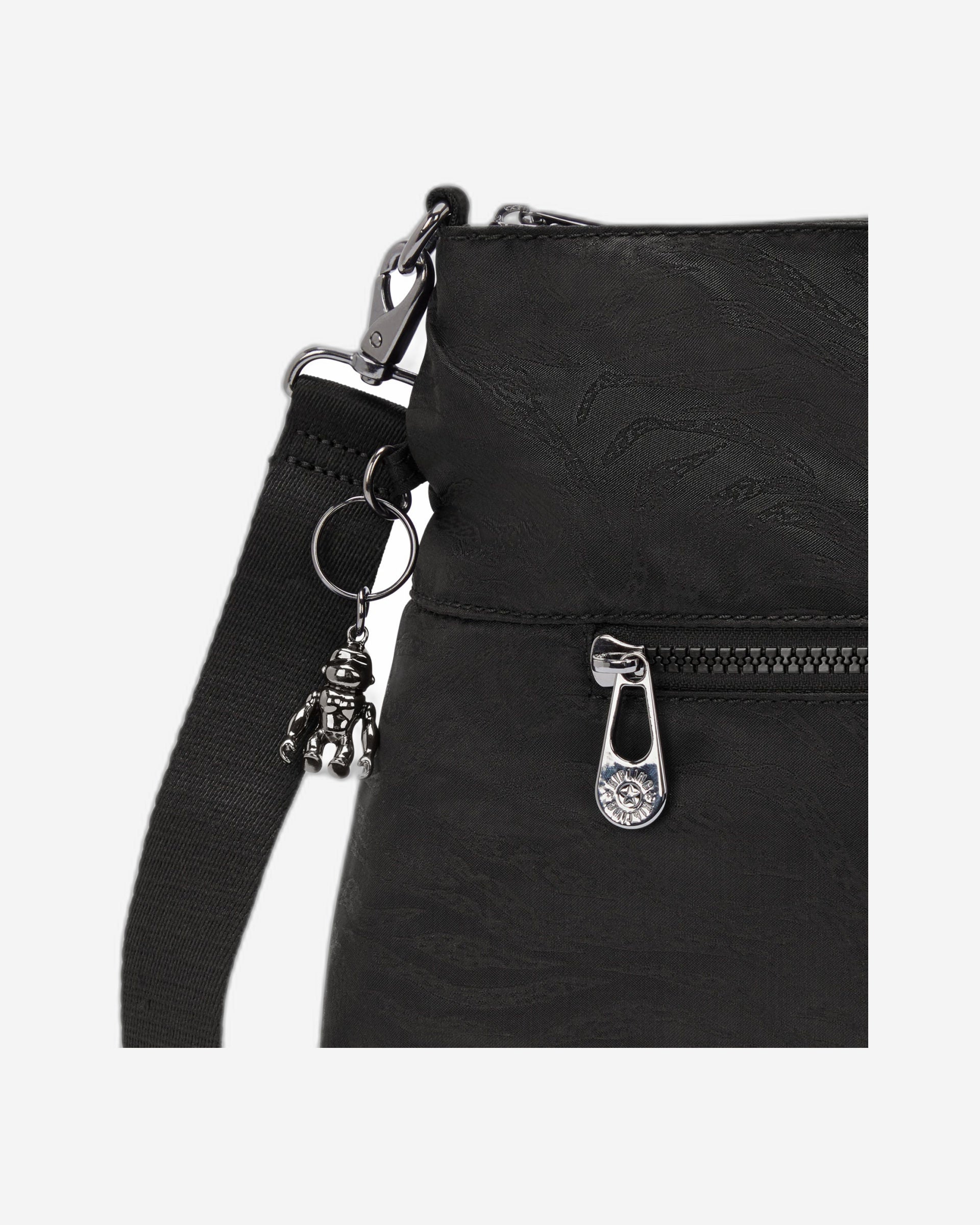 حقيبة كتف متوسطة الحجم من Kipling Pollie M Undersea Jacquard I6774-49J