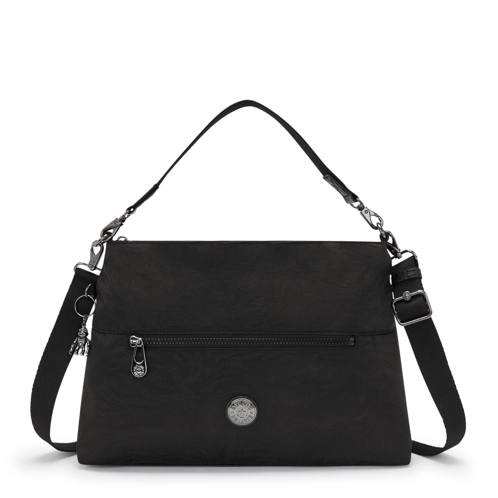 حقيبة كتف متوسطة الحجم من Kipling Pollie M Undersea Jacquard I6774-49J