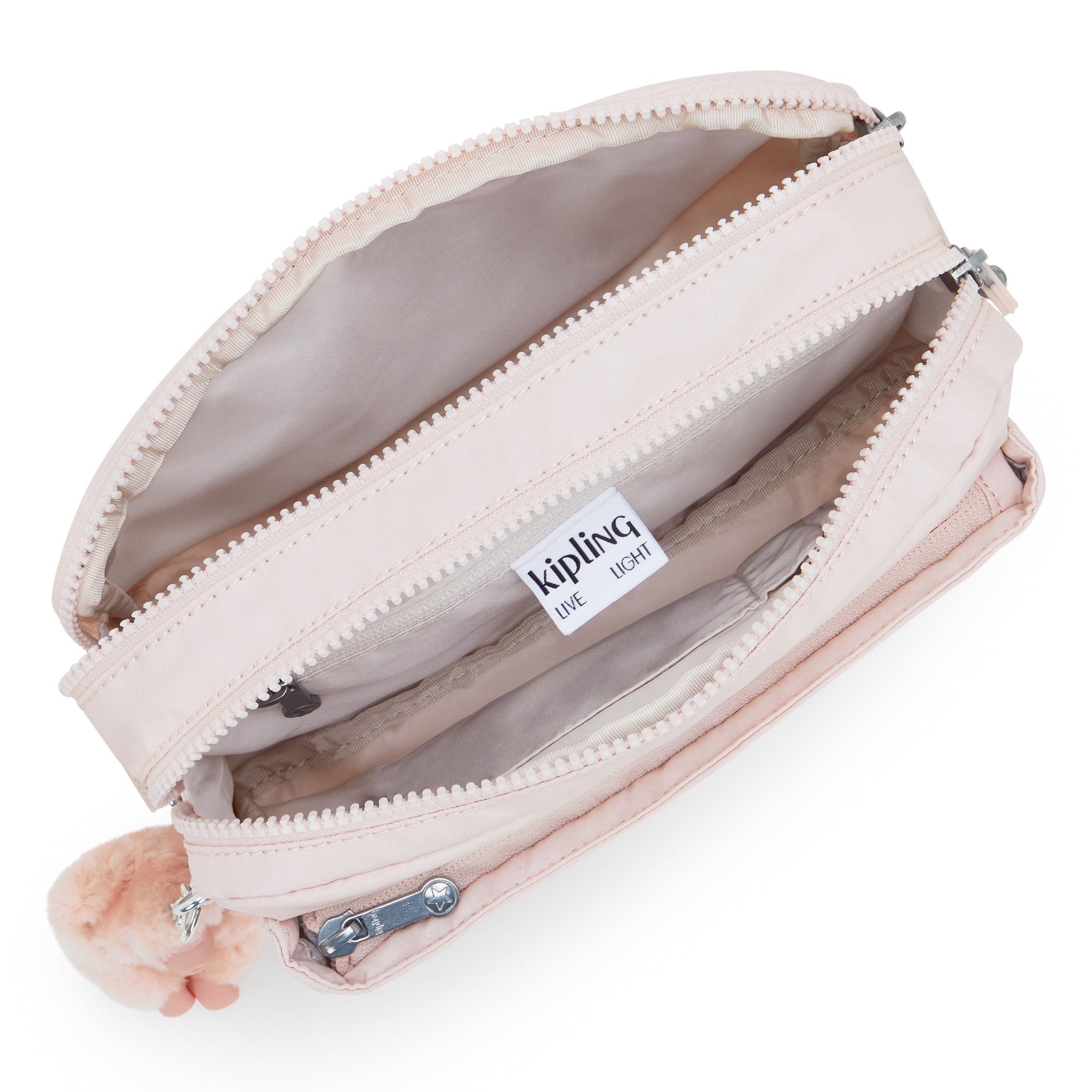 حقيبة كروس بودي متوسطة الحجم من كيبلينج أبانو إم بينك شاين I6831-3DZ