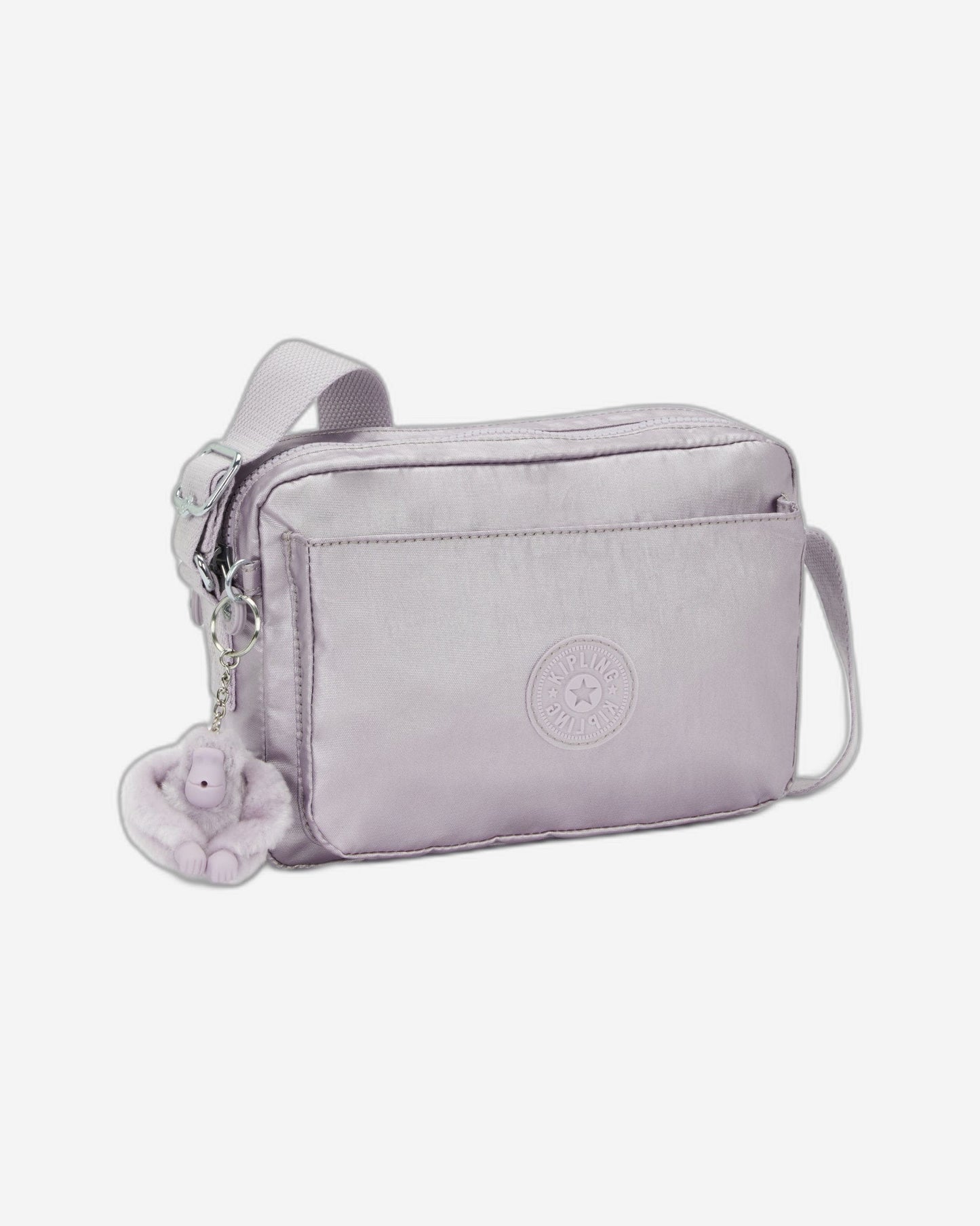 Kipling Abanu M Lilac Moon Met حقيبة كروسبودي متوسطة I6831-4HT