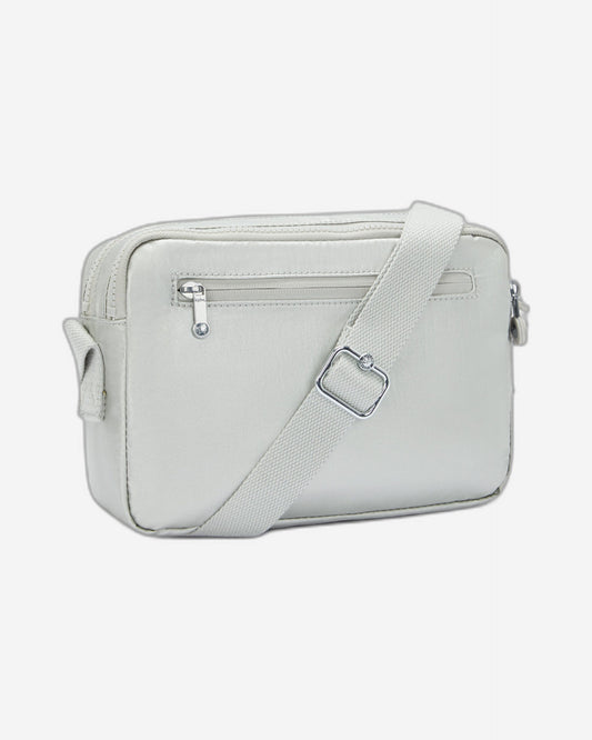 حقيبة كروس بودي متوسطة الحجم من كيبلينج أبانو إم نيو برايت ميتاليك I6831-70P