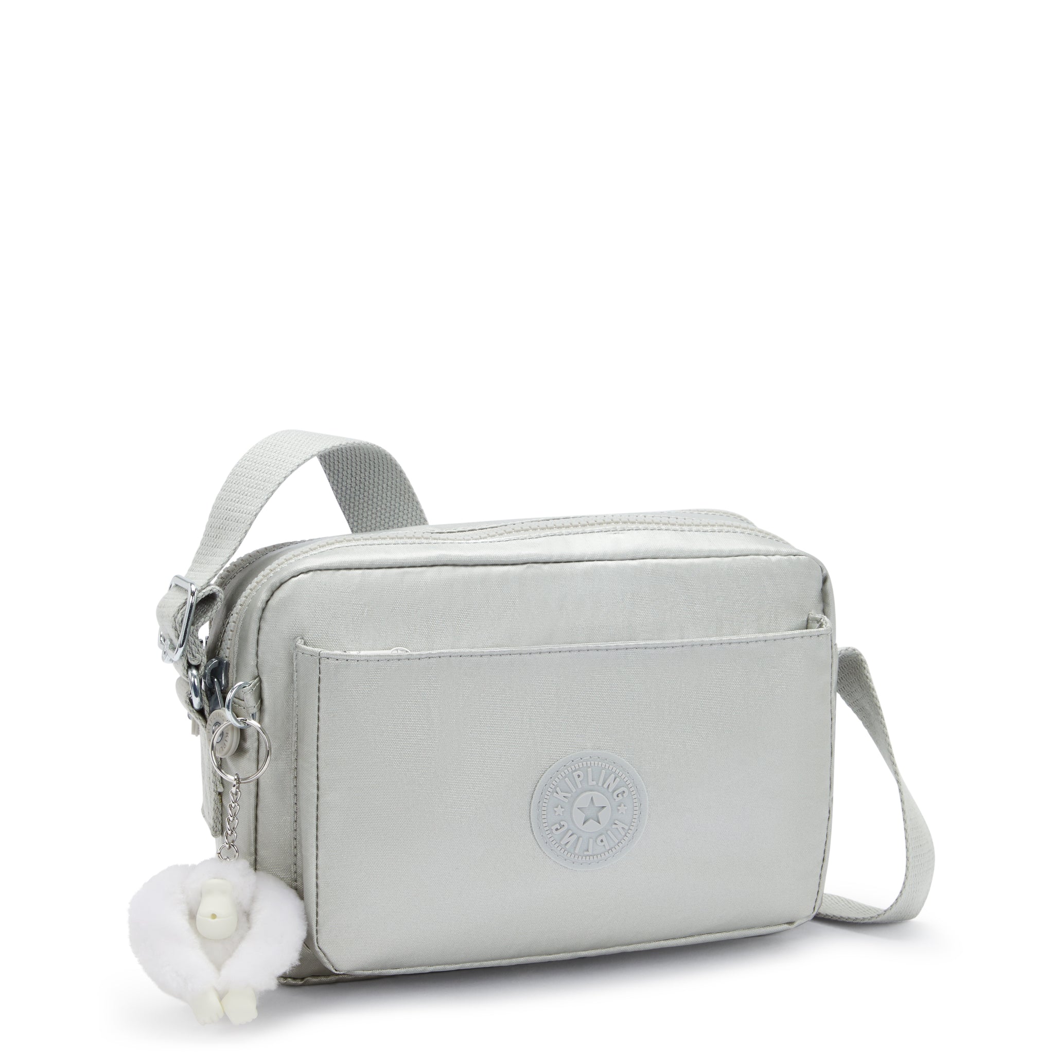 حقيبة كروس بودي متوسطة الحجم من كيبلينج أبانو إم نيو برايت ميتاليك I6831-70P