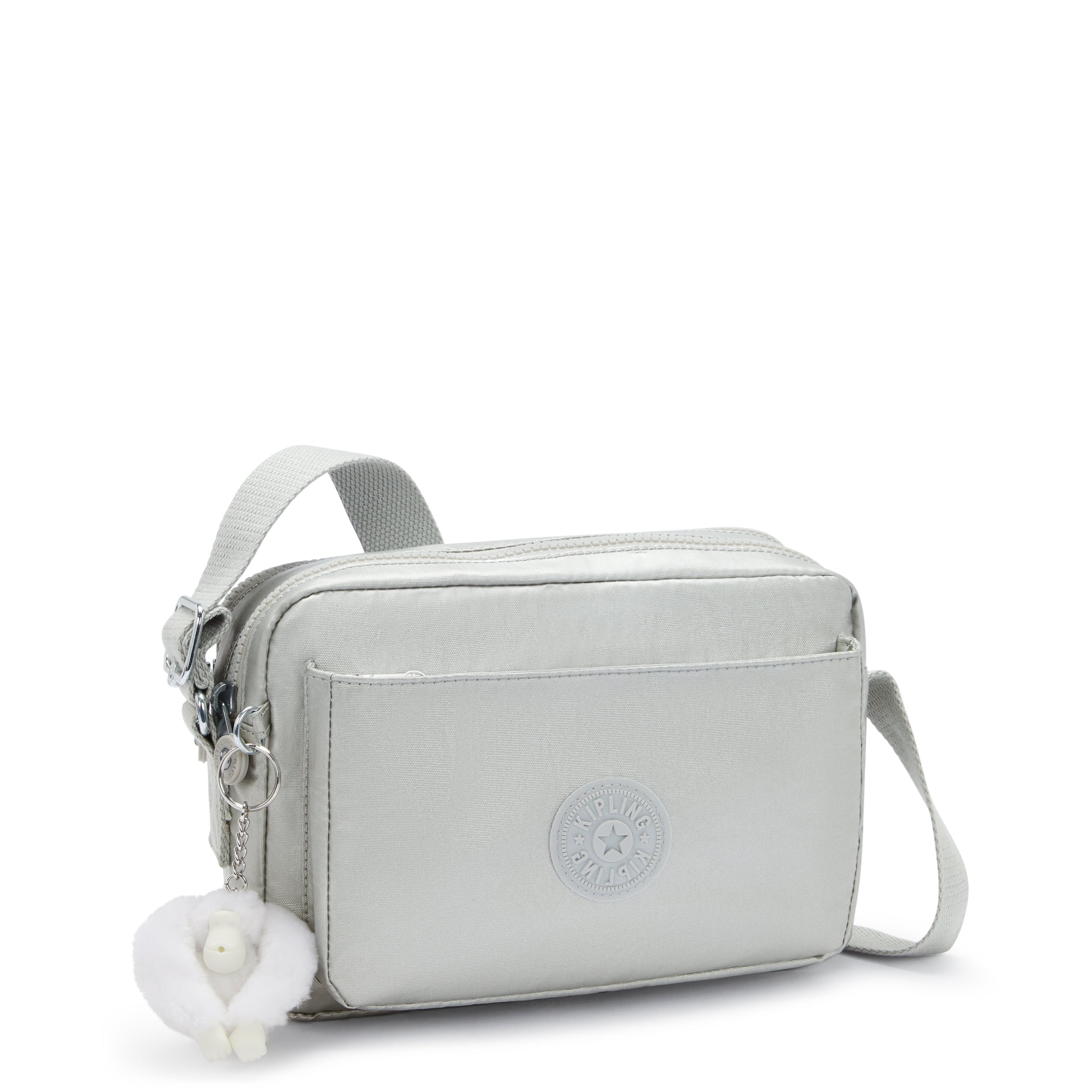 حقيبة كروس بودي متوسطة الحجم من كيبلينج أبانو إم نيو برايت ميتاليك I6831-70P