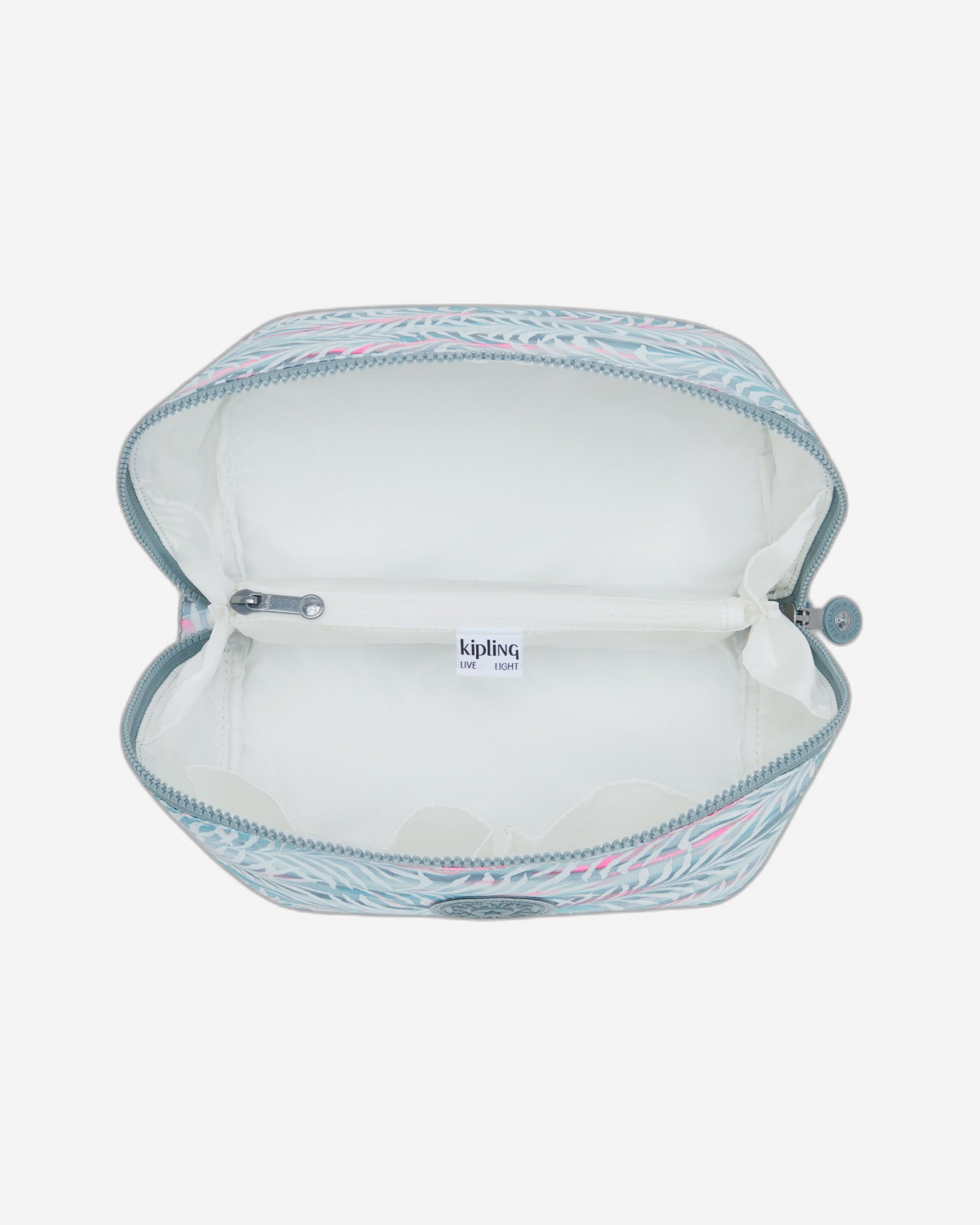حقيبة أدوات الزينة الكبيرة Kipling Mirko M Palmtree Leaves I6838-3QN