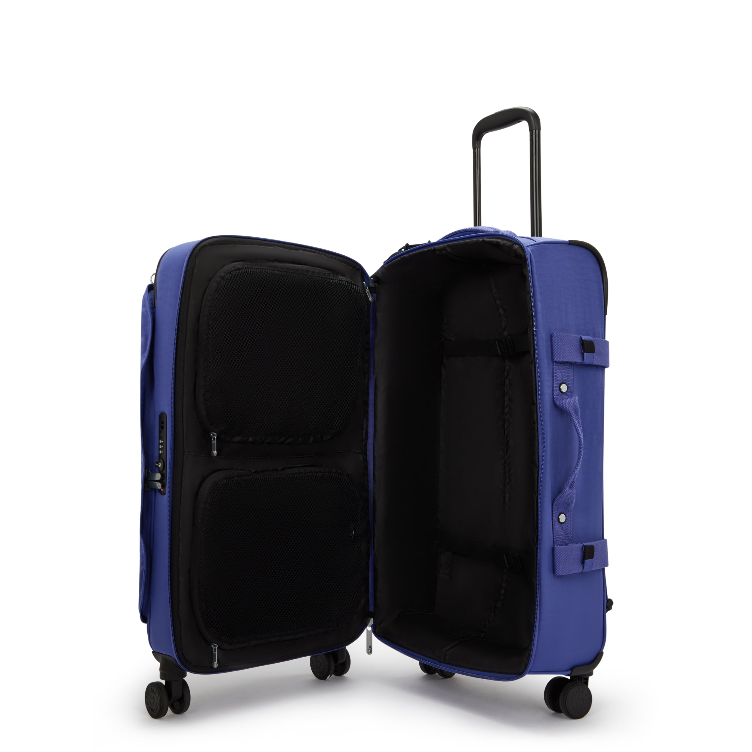 حقيبة كيبلينج سبونتانيوس متوسطة الحجم بعجلات بلون أزرق محيطي I6918-24U