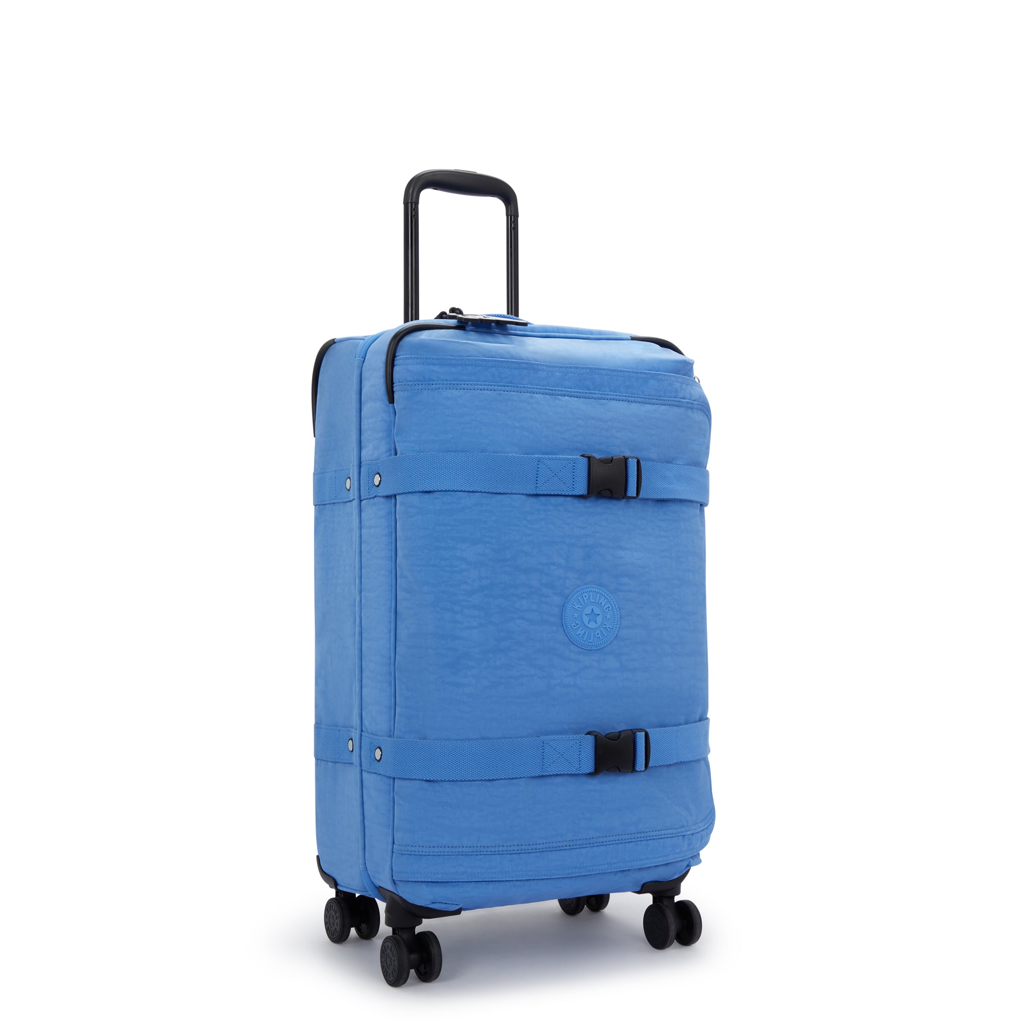 حقيبة سفر كيبلينج سبونتانيوس إم متوسطة الحجم بعجلات بلون أزرق كوكتيل I6918-87S