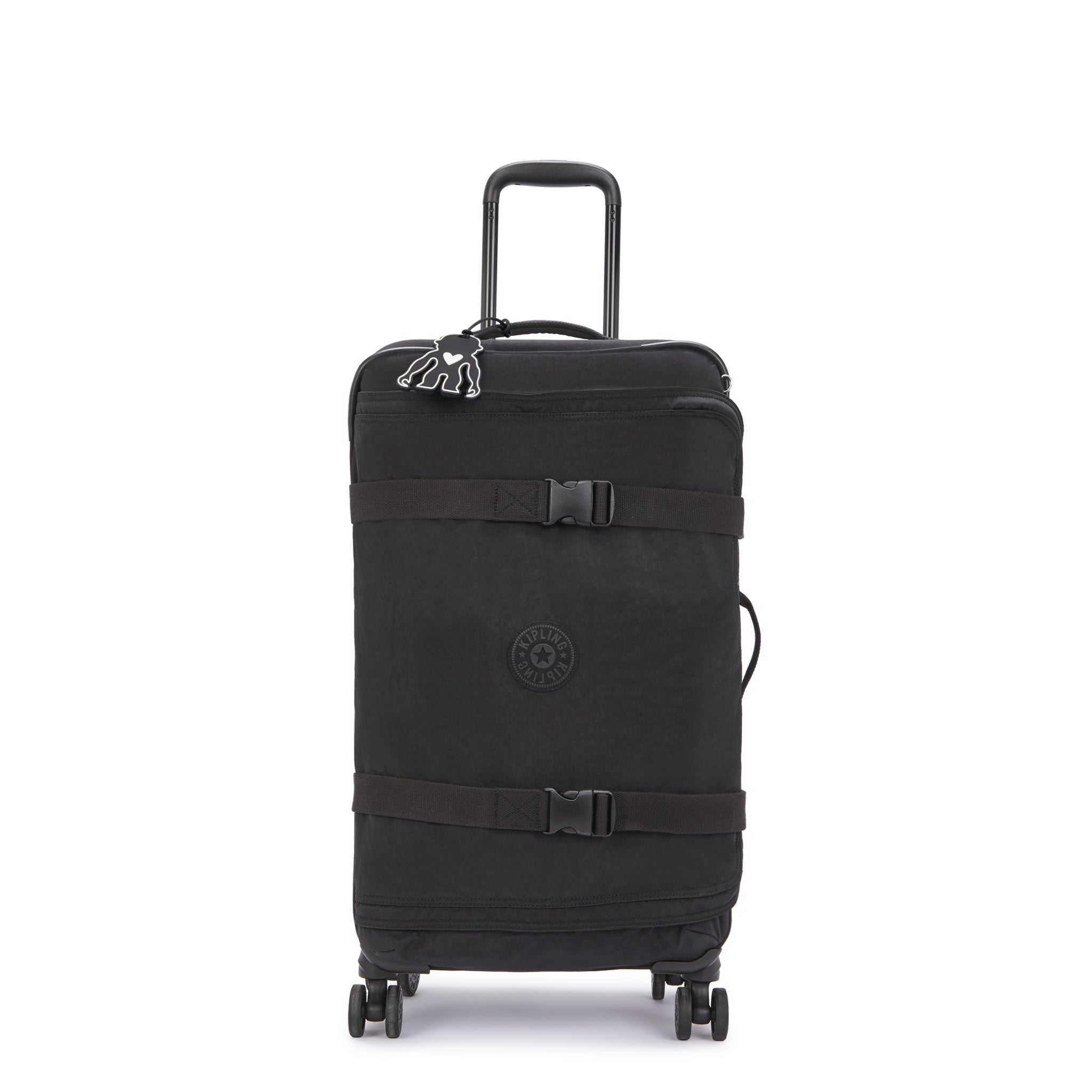 Kipling Spontaneous M Black Noir Medium Wheeled Luggage C2I6918-P39