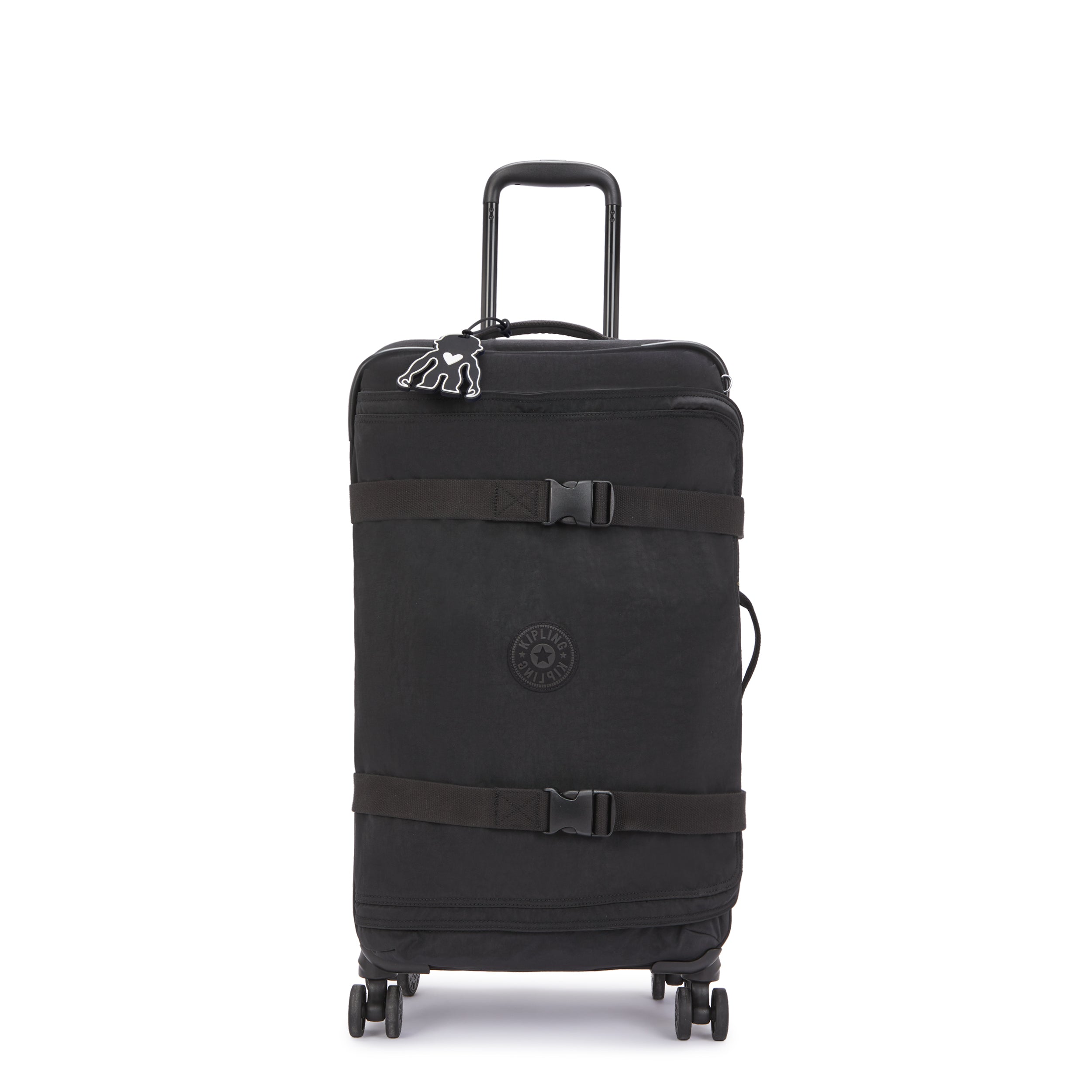 Kipling Spontaneous M Black Noir Medium Wheeled Luggage C2I6918-P39