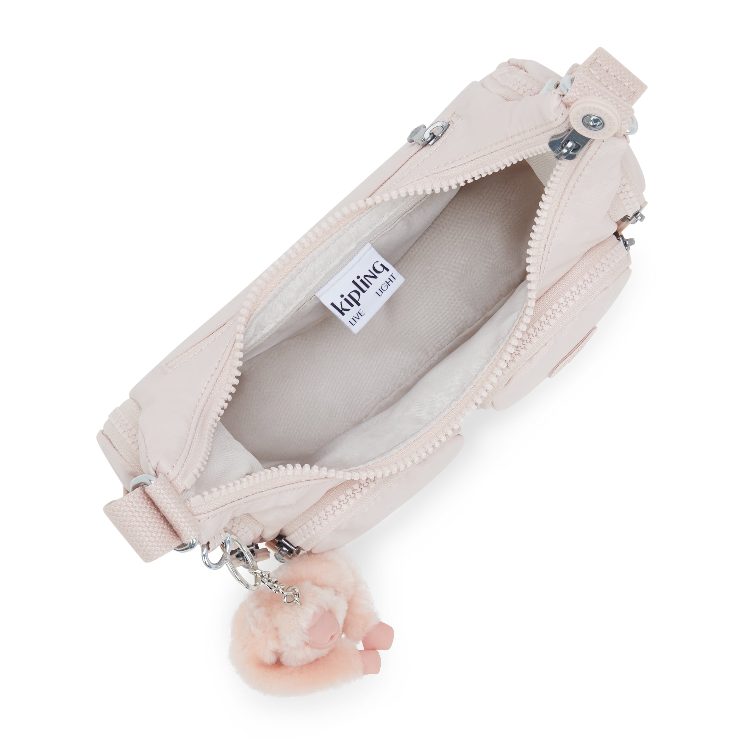 حقيبة كيبلينج ريكا ميني بينك شاين صغيرة كروس بودي I7005-3DZ