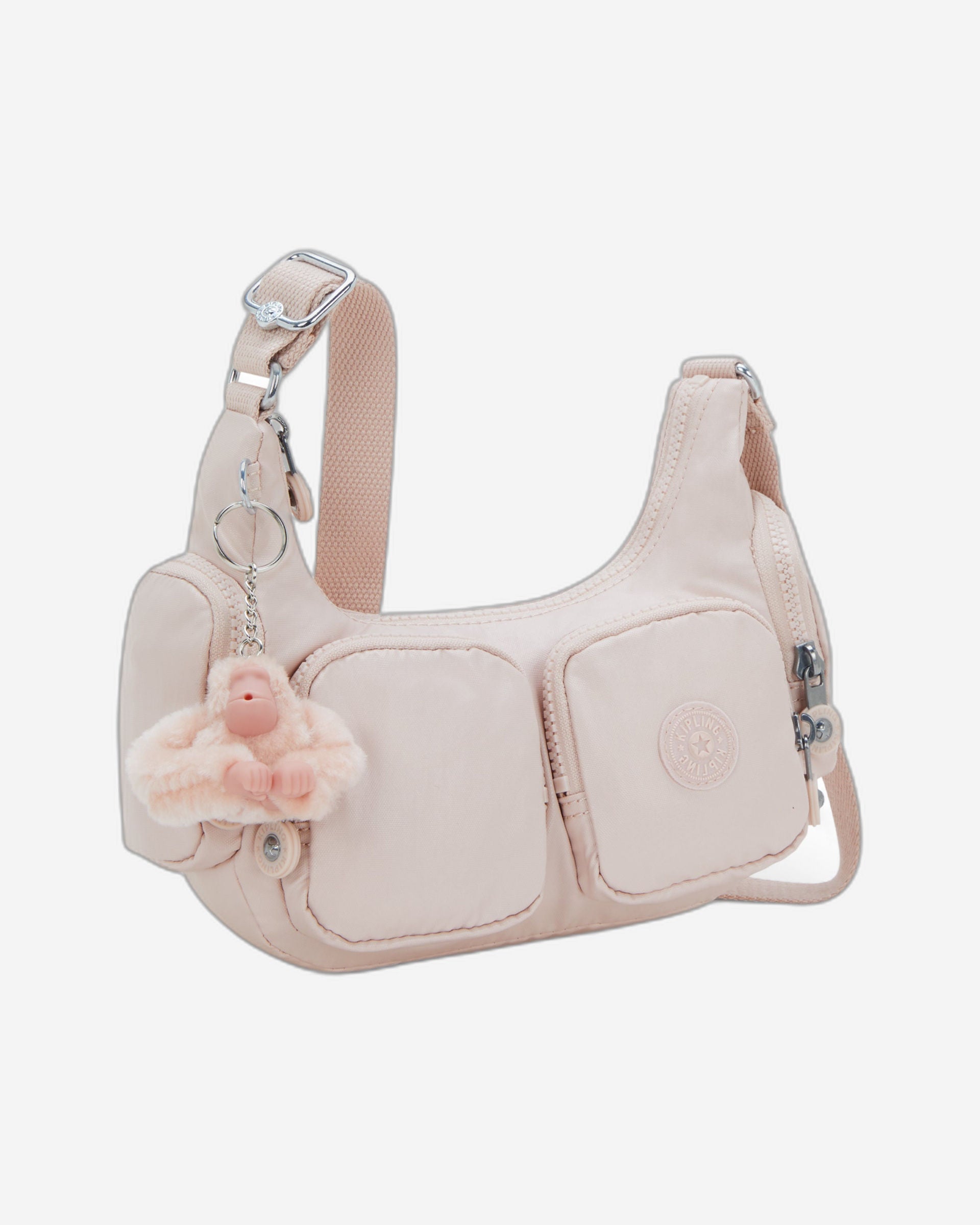 حقيبة كيبلينج ريكا ميني بينك شاين صغيرة كروس بودي I7005-3DZ