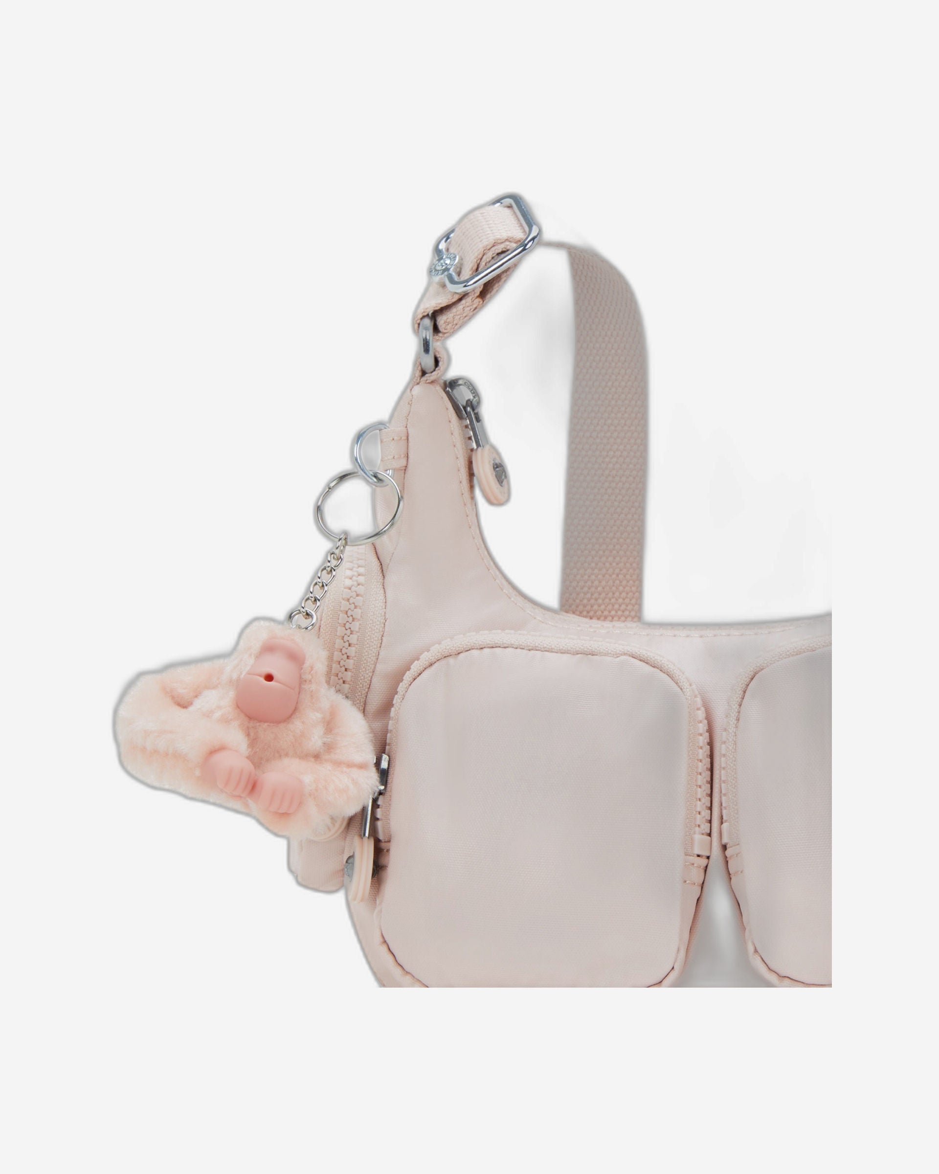 حقيبة كيبلينج ريكا ميني بينك شاين صغيرة كروس بودي I7005-3DZ