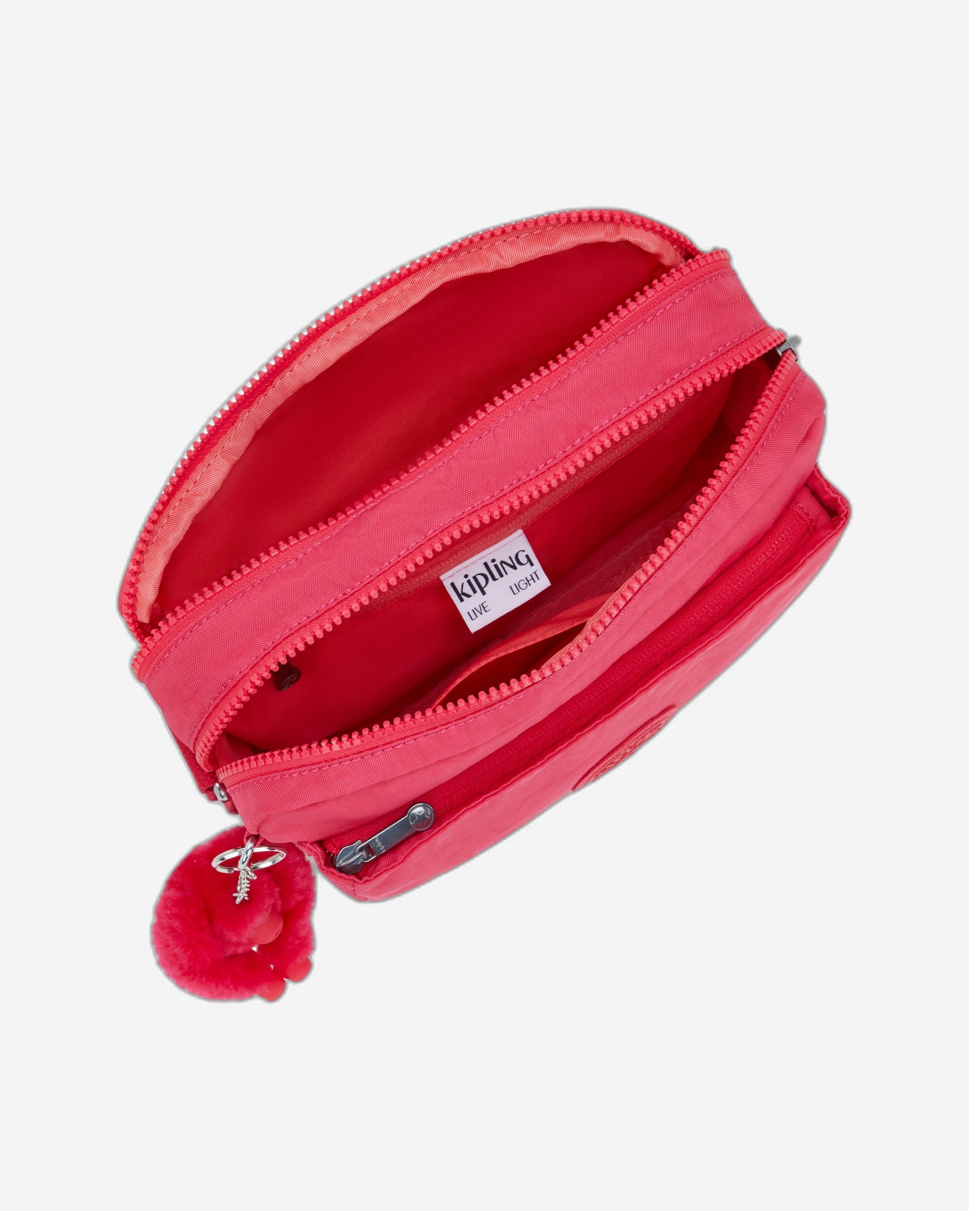 حقيبة كتف كيبلينج أبانو إم ريزورت وردية متوسطة الحجم I7076-1BN