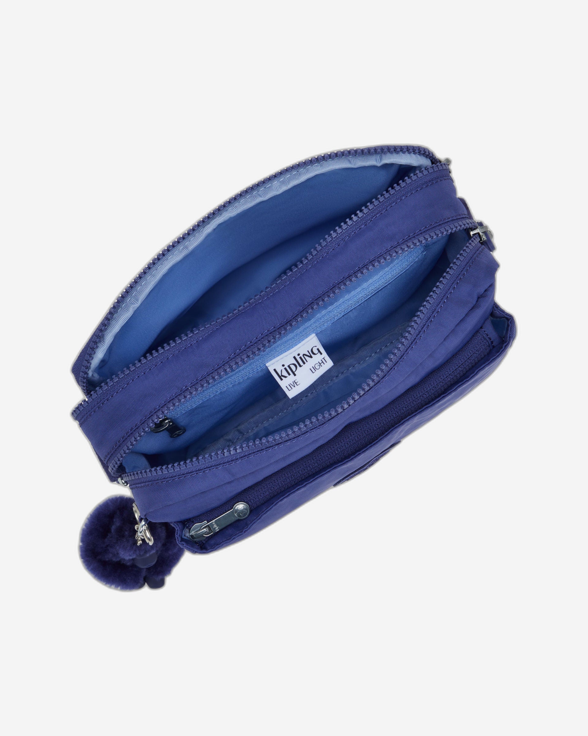 حقيبة Kipling Abanu M متوسطة الحجم باللون الأزرق المحيطي I7076-24U