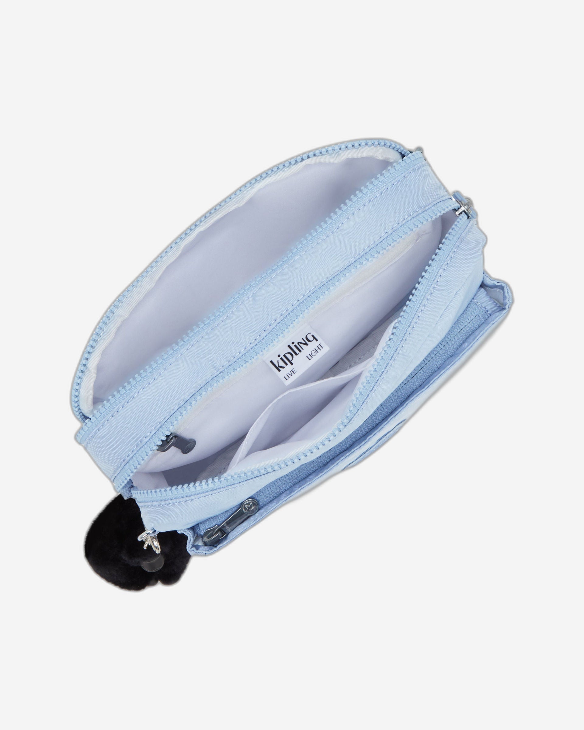 حقيبة Kipling Abanu M متوسطة الحجم بلون أزرق سماوي غائم I7076-2DS