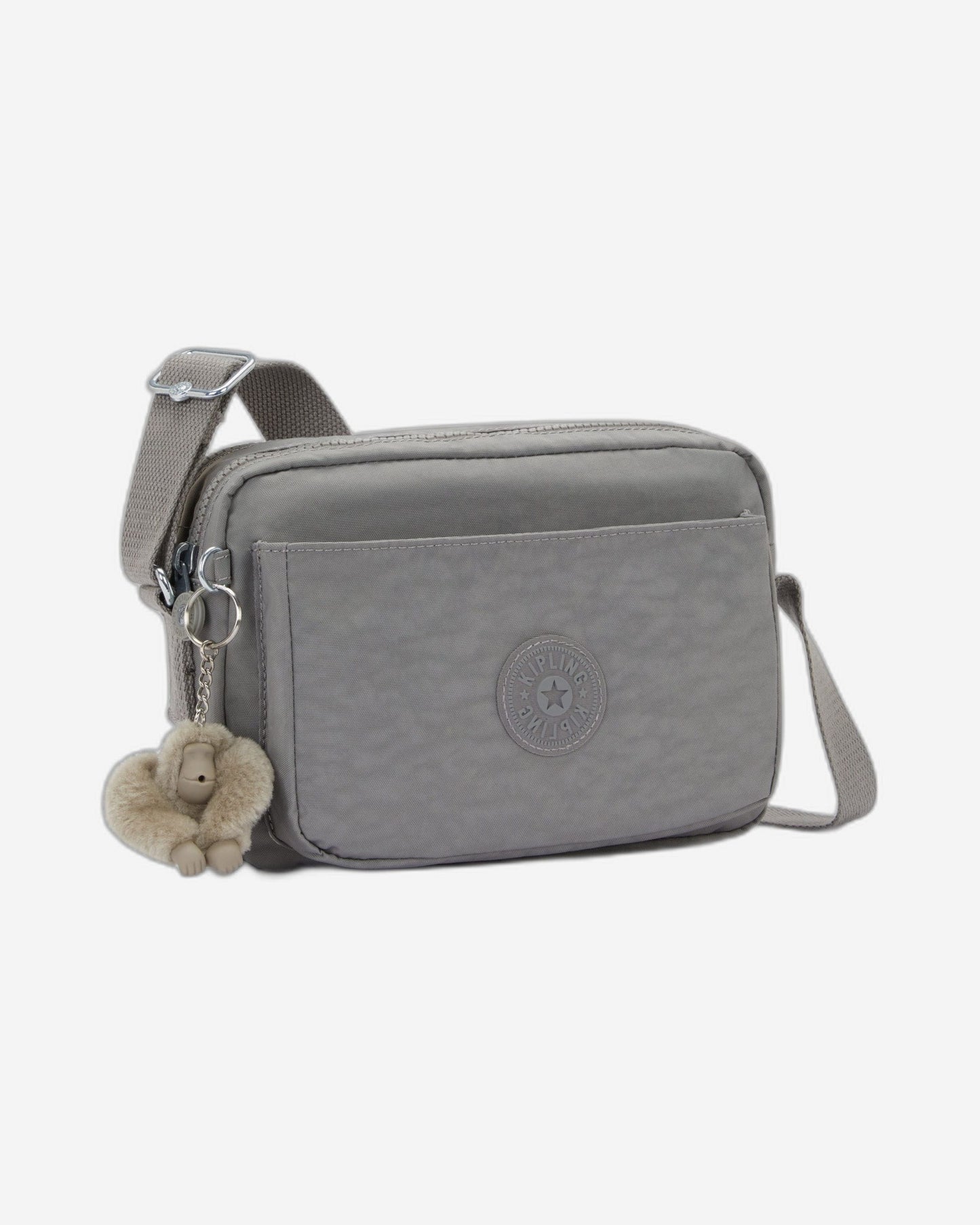 حقيبة Kipling Abanu M رمادية جذابة متوسطة الحجم I7076-8DH