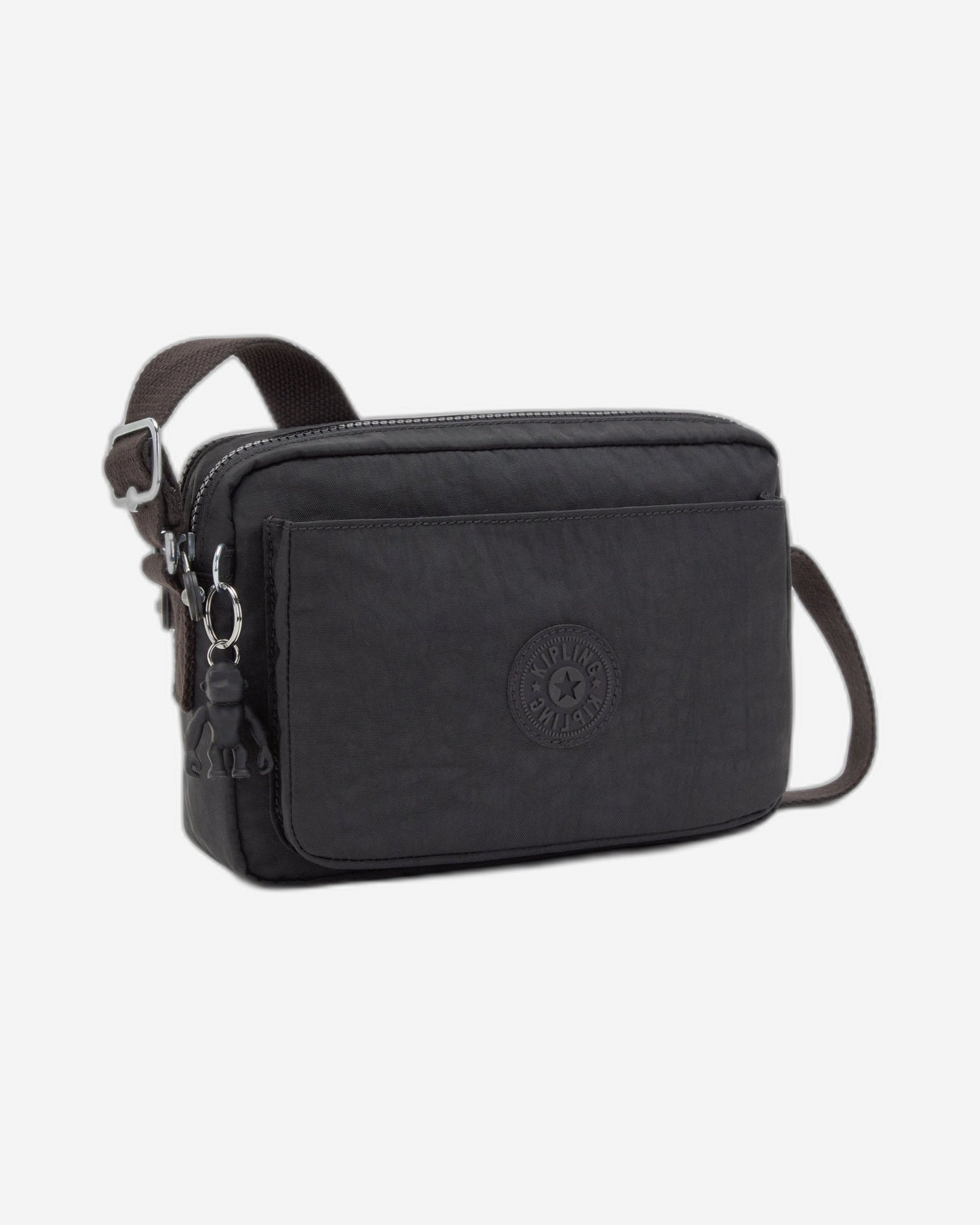 حقيبة كتف متوسطة الحجم من كيبلينج أبانو إم، لون أسود، C2I7076-P39