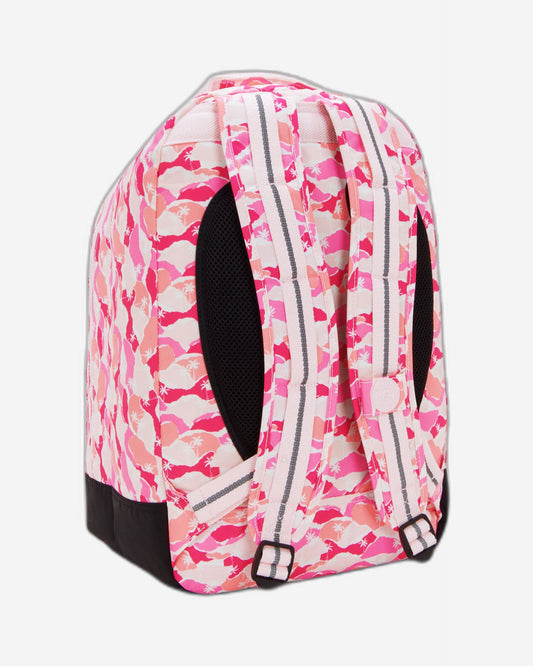 حقيبة ظهر Kipling Class Room Pink Palm كبيرة مع حجرة للكمبيوتر المحمول I7090-1BV