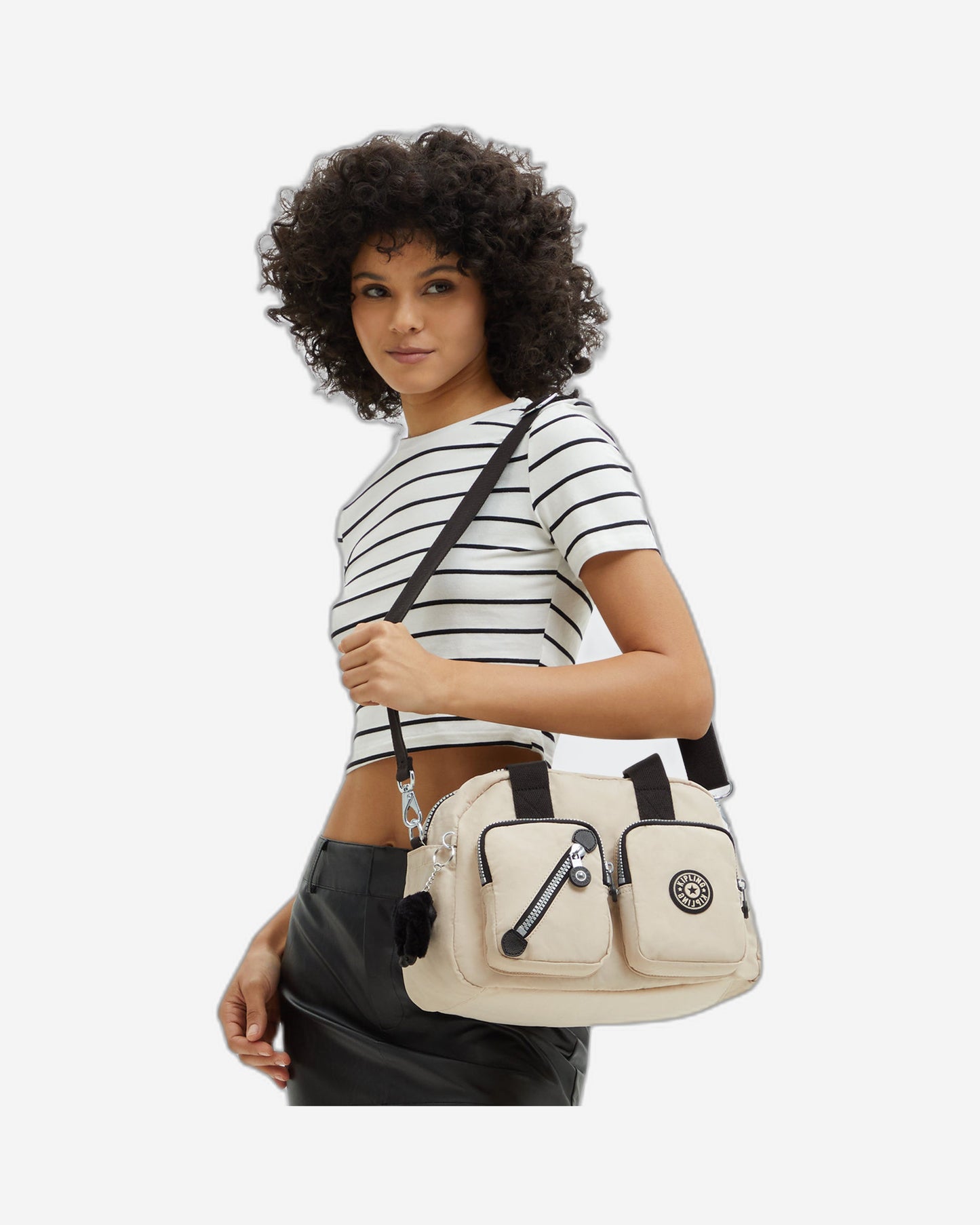 حقيبة كتف كيبلينج ديفيا هيريتيج باك تو بيج متوسطة الحجم I7117-3RY