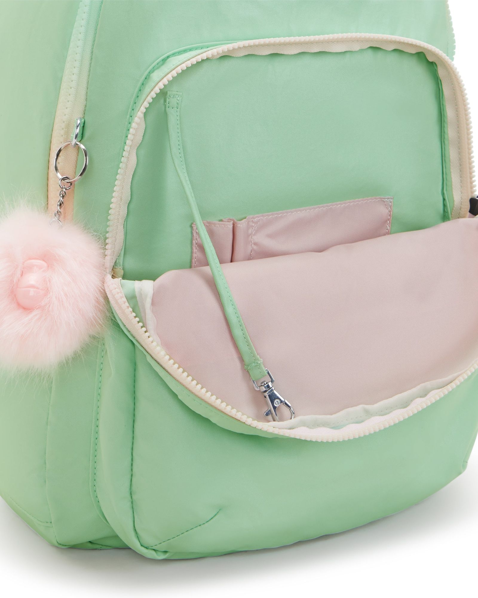 حقيبة ظهر كيبلينج سيول لاب ناعمة خضراء كبيرة C2I7135-5KY