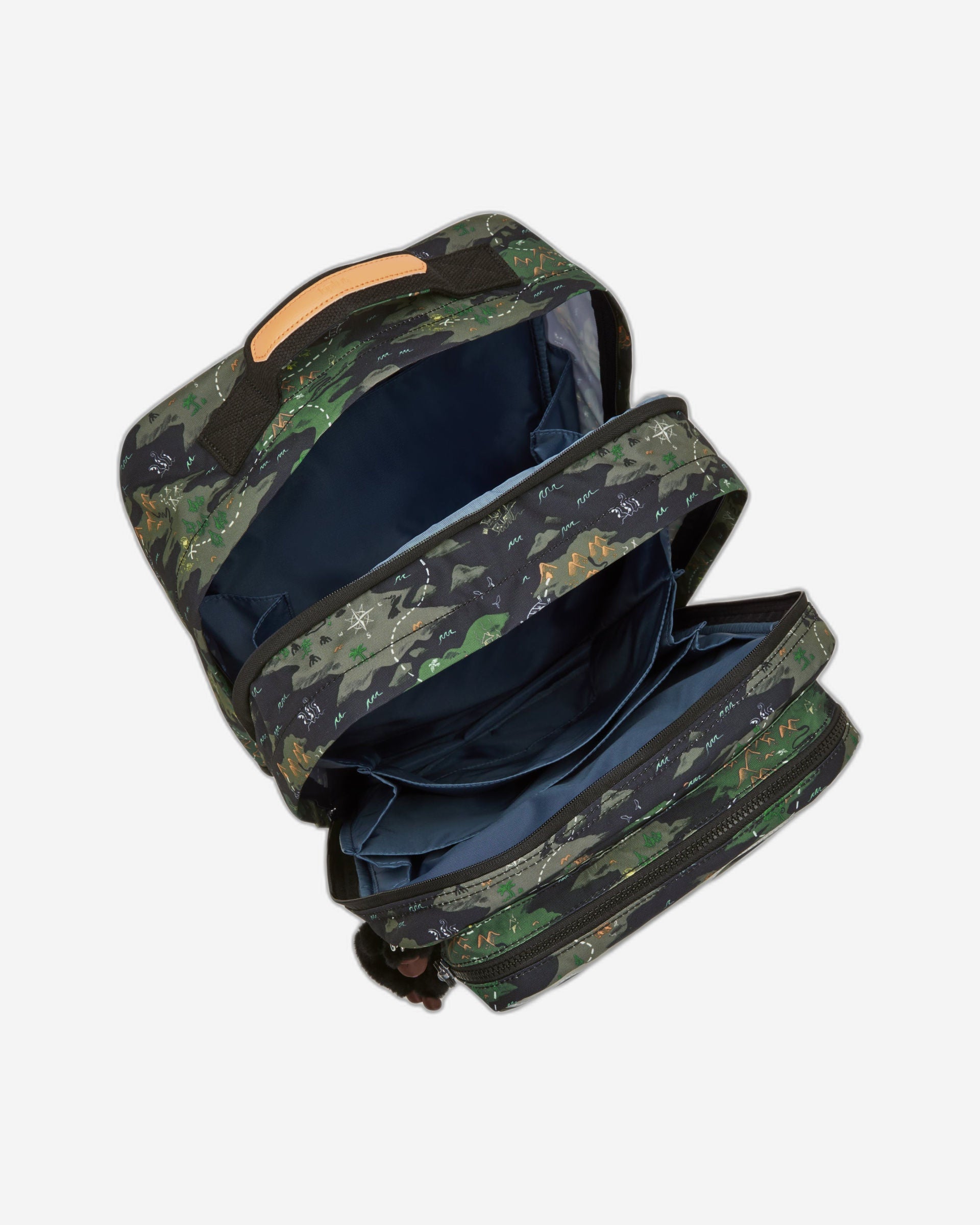 حقيبة ظهر كيبلينج سكوتي كامو تريجر كبيرة I7151-3PB