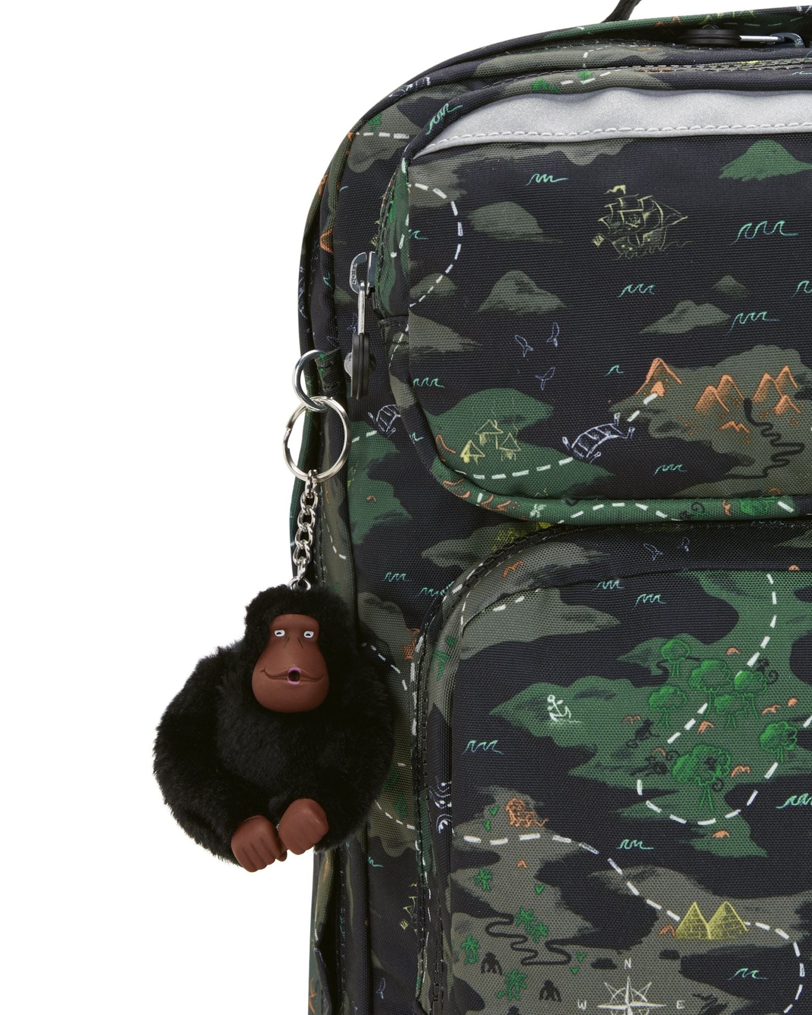 حقيبة ظهر كيبلينج سكوتي كامو تريجر كبيرة I7151-3PB