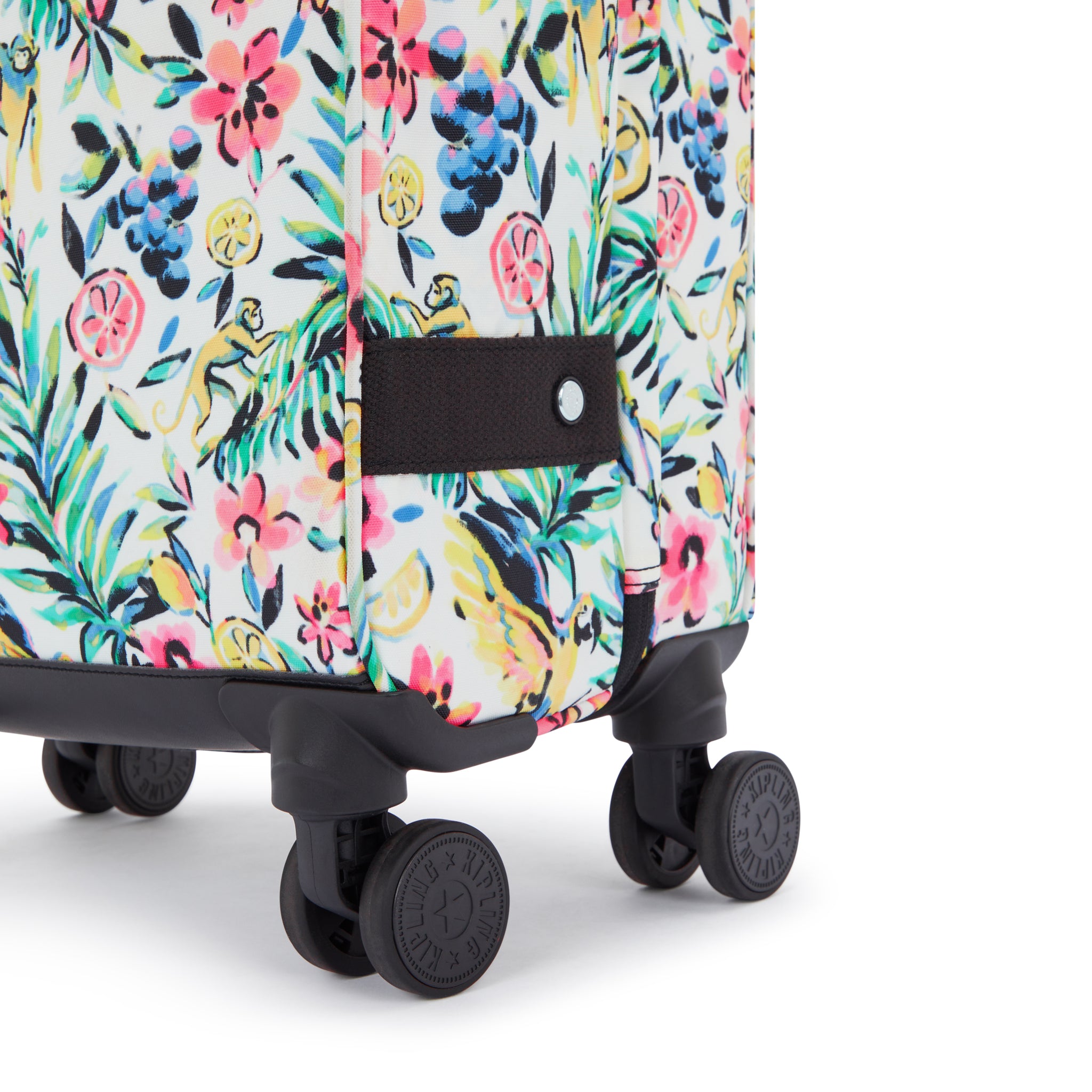 حقيبة سفر Kipling Spontaneous S صغيرة بعجلات بتصميم كوكتيل زهري I7211-5DZ