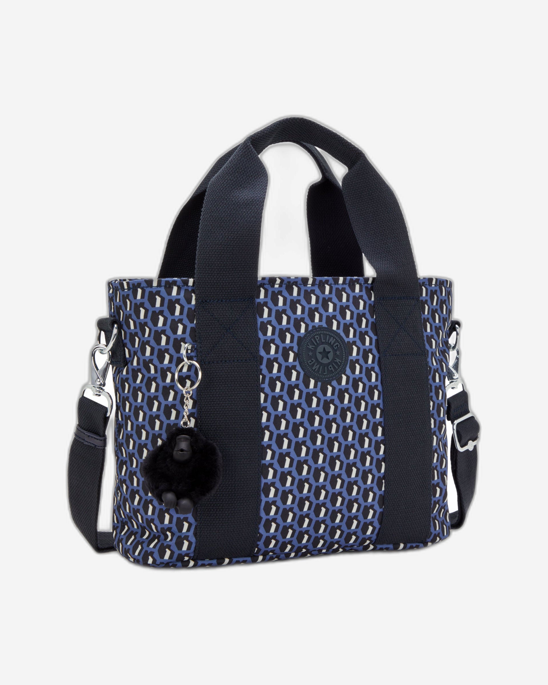 حقيبة كيبلينج مينتا إم 3 دي كيه زرقاء متوسطة الحجم I7229-4JS