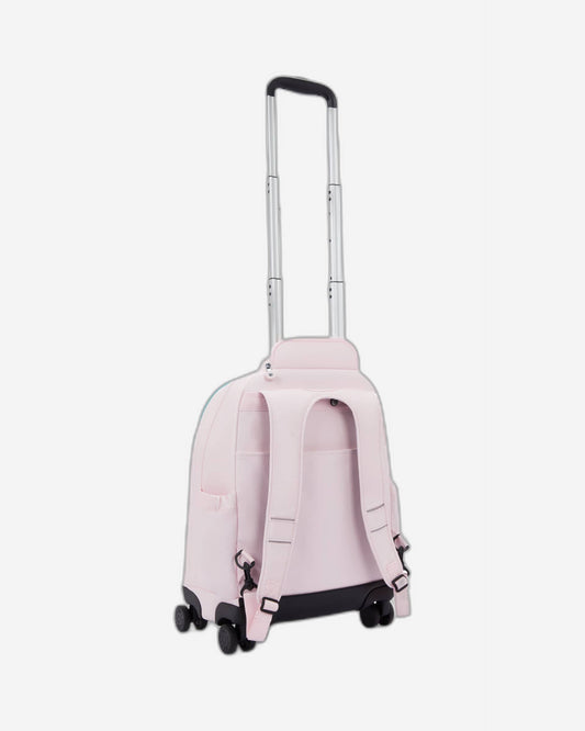 حقيبة ظهر Kipling New Zea Sea Pink Met كبيرة بعجلات مع حجرة للكمبيوتر المحمول I7267-52J
