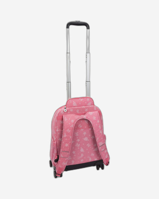 Kipling New Zea Glitter Cats حقيبة ظهر كبيرة بعجلات (مع جيب للكمبيوتر المحمول) I7267-5FR