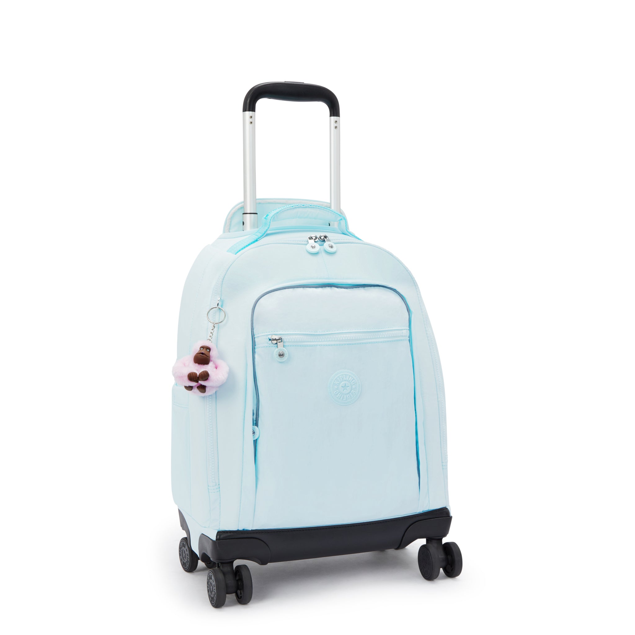 حقيبة ظهر KIPLING New Zea Blue Sky Metallic كبيرة بعجلات (مع حماية للكمبيوتر المحمول) I7267-5MB