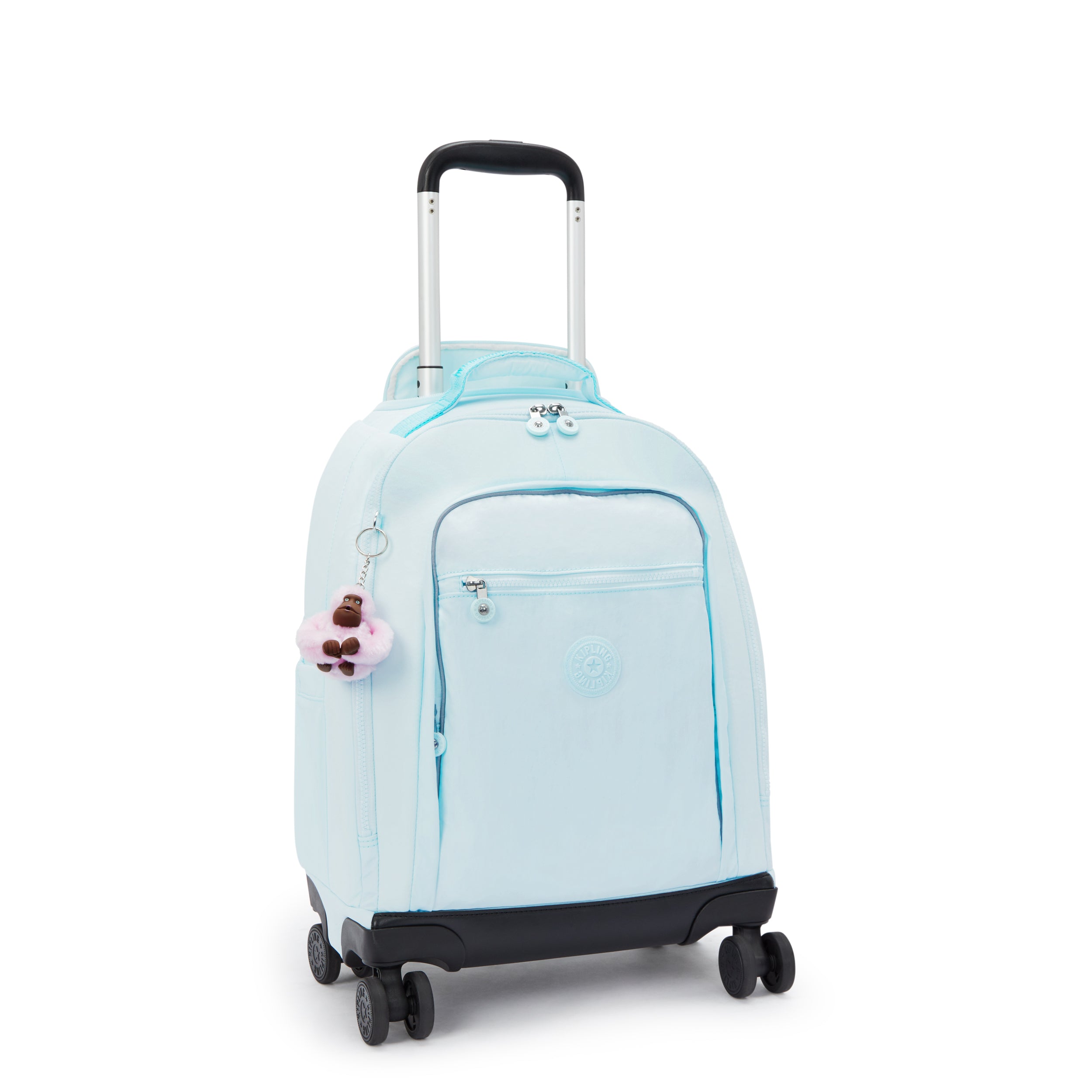 حقيبة ظهر KIPLING New Zea Blue Sky Metallic كبيرة بعجلات (مع حماية للكمبيوتر المحمول) I7267-5MB