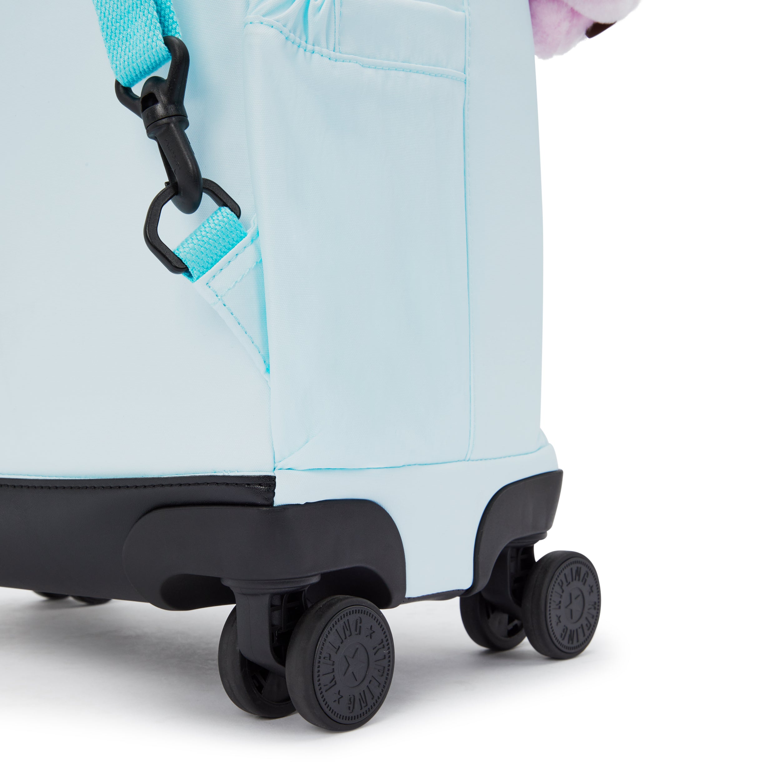 حقيبة ظهر KIPLING New Zea Blue Sky Metallic كبيرة بعجلات (مع حماية للكمبيوتر المحمول) I7267-5MB