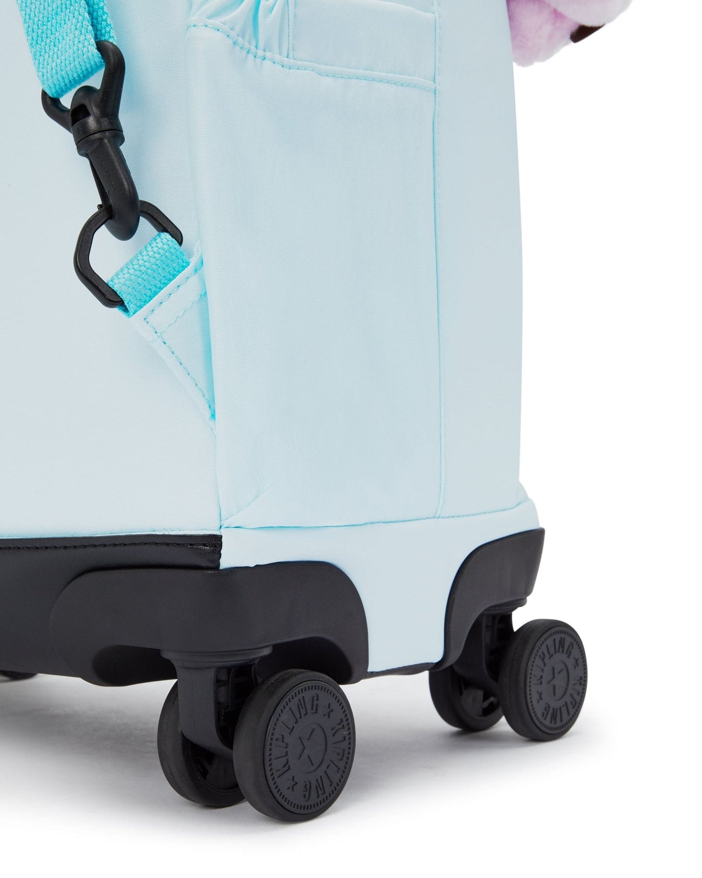 حقيبة ظهر KIPLING New Zea Blue Sky Metallic كبيرة بعجلات (مع حماية للكمبيوتر المحمول) I7267-5MB