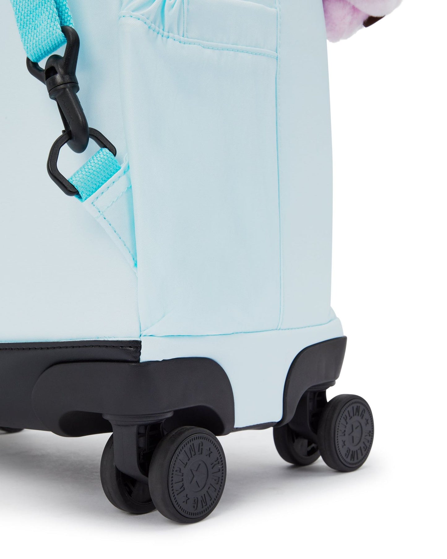 حقيبة ظهر KIPLING New Zea Blue Sky Metallic كبيرة بعجلات (مع حماية للكمبيوتر المحمول) I7267-5MB