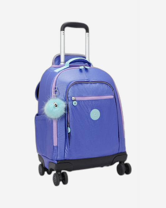 حقيبة ظهر Kipling New Zea Cosmic Metallic ذات العجلات الكبيرة (مع حجرة للكمبيوتر المحمول) I7267-8DE
